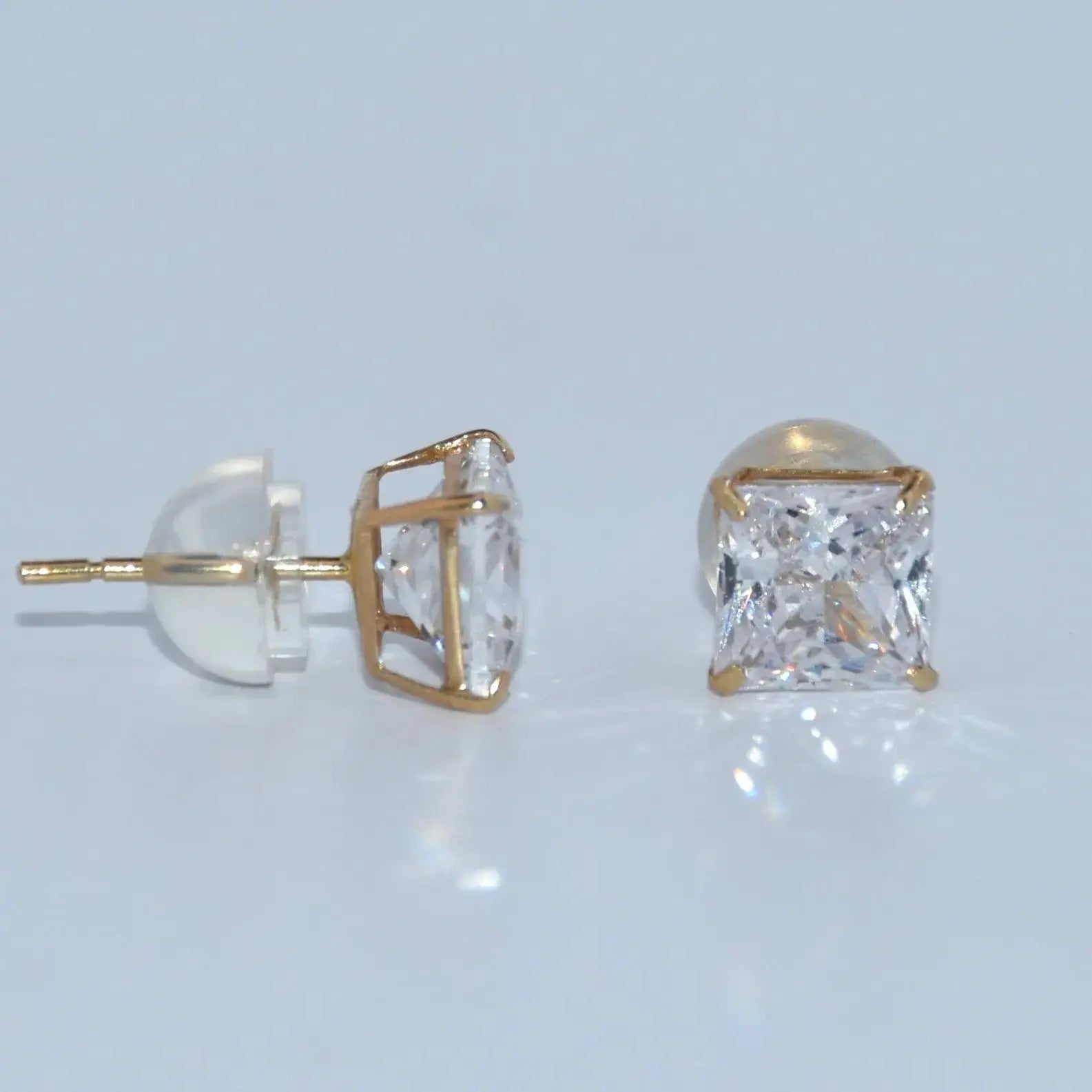 14K Gold | CZ Earrings