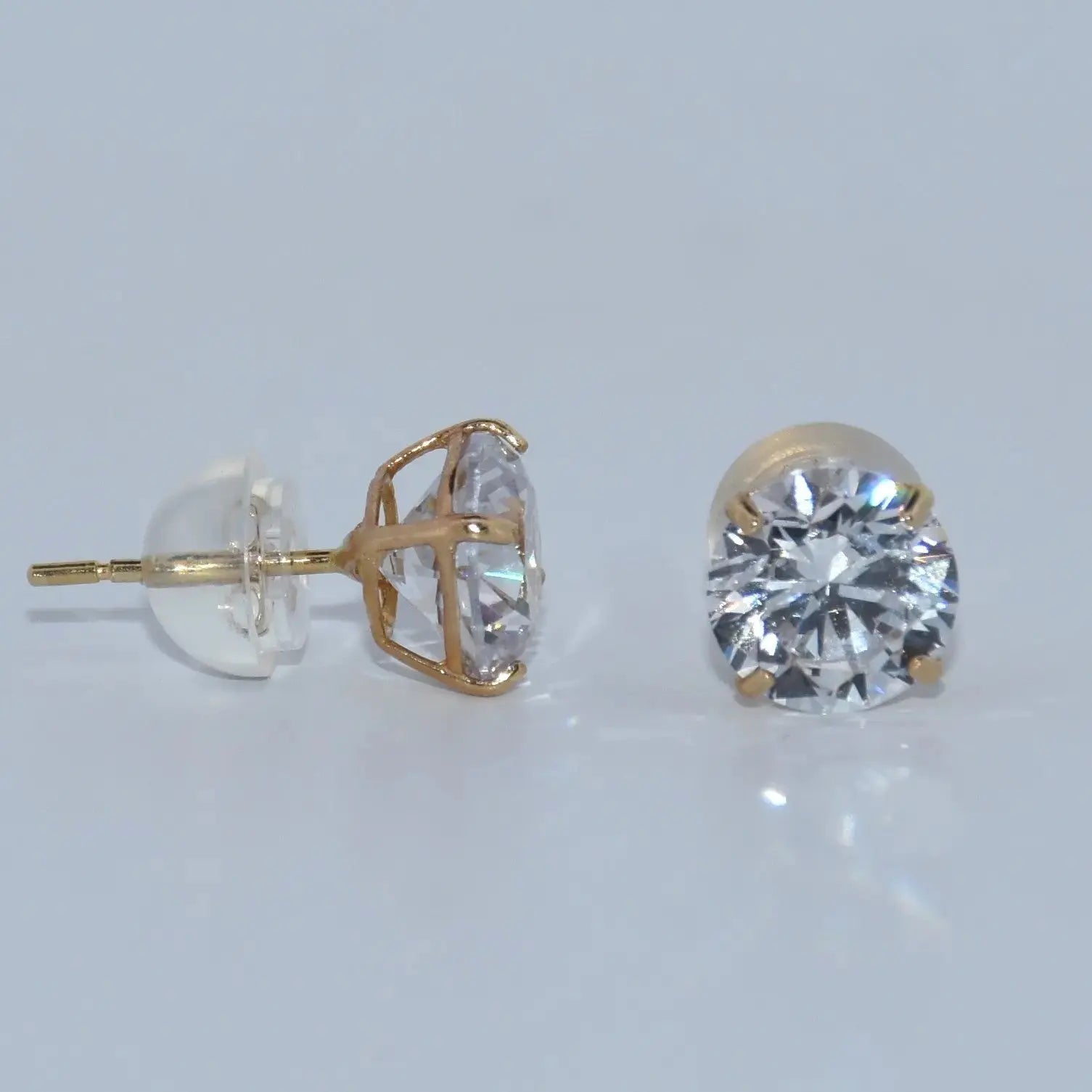 14K Gold | CZ Earrings