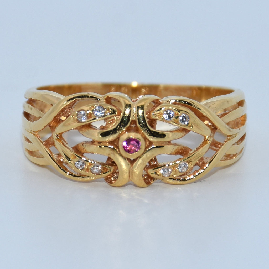 19.2K Portuguese Gold | Fancy Knot Ring