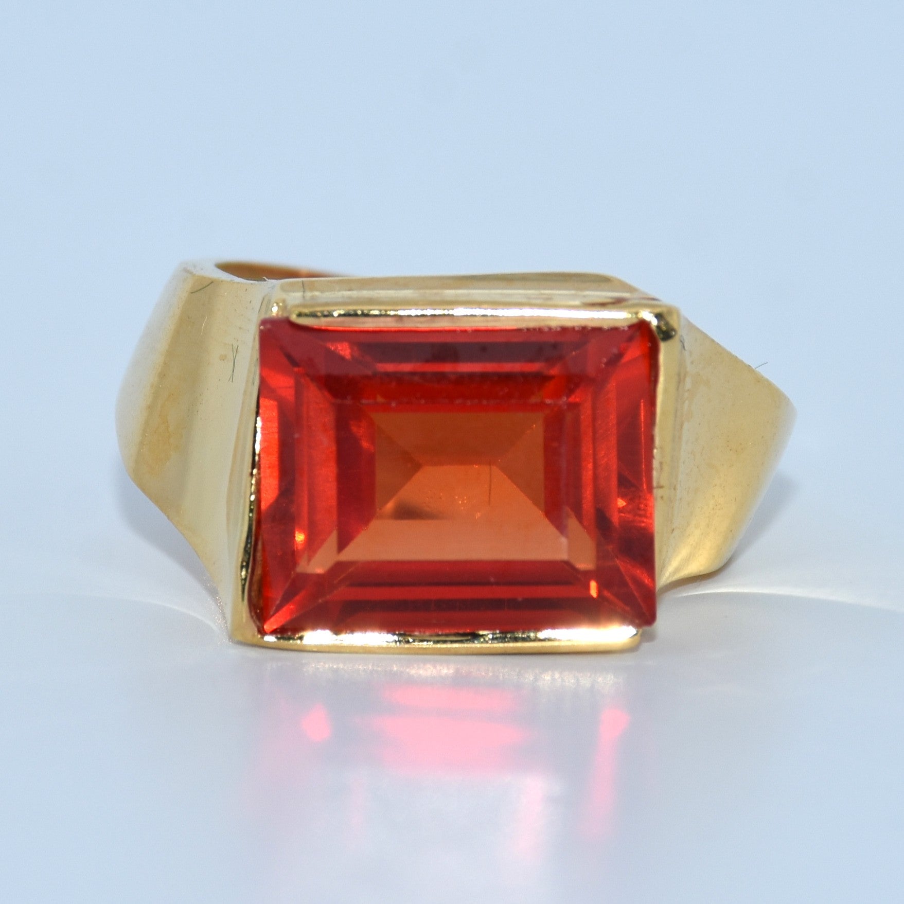 19.2K Portuguese Gold | Basin Orange Ring