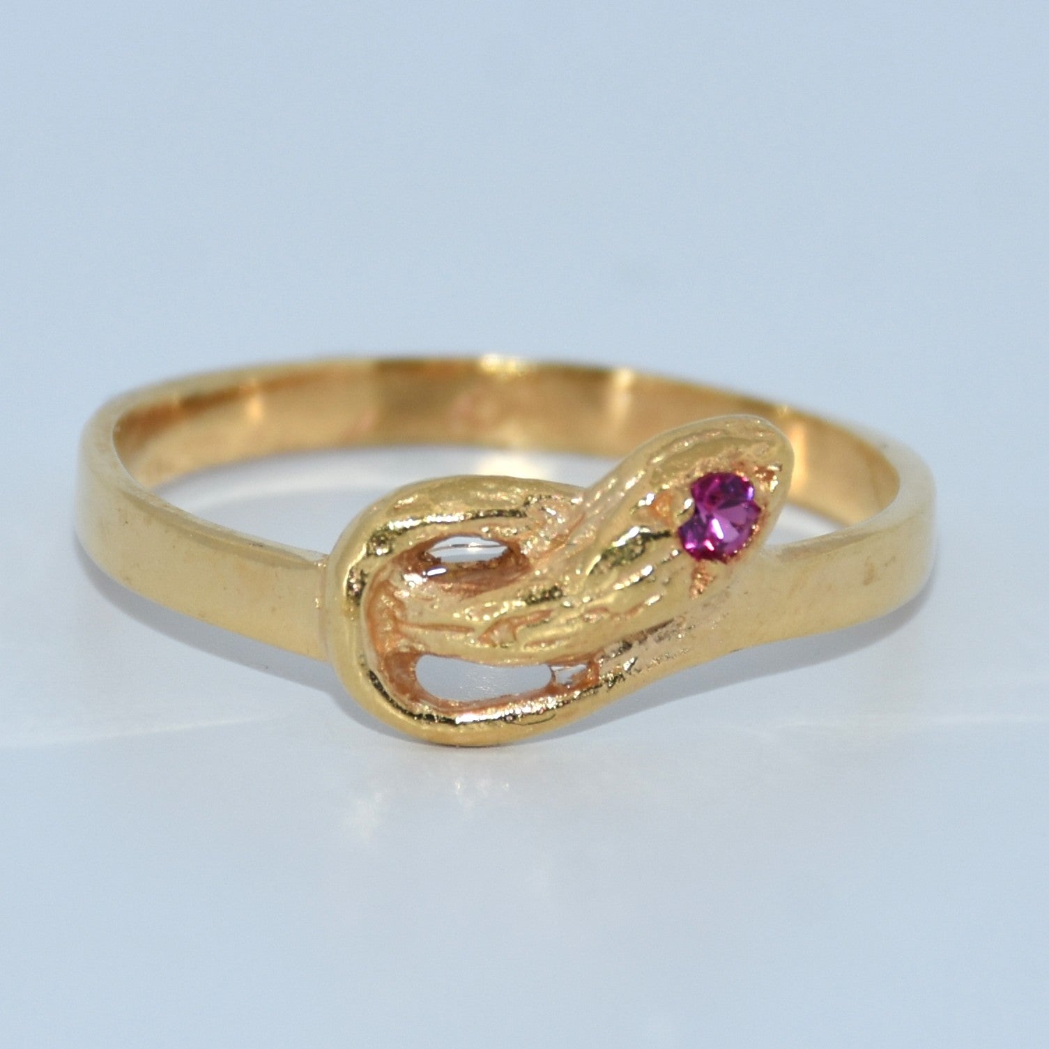 19.2K Portuguese Gold | Snake Design Rings