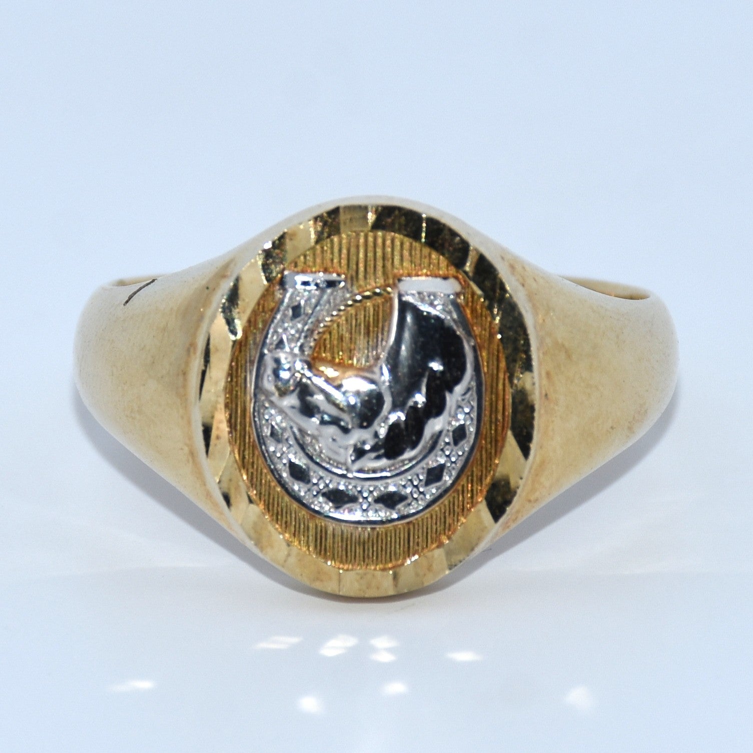 14K Gold |  Horseshoe Ring