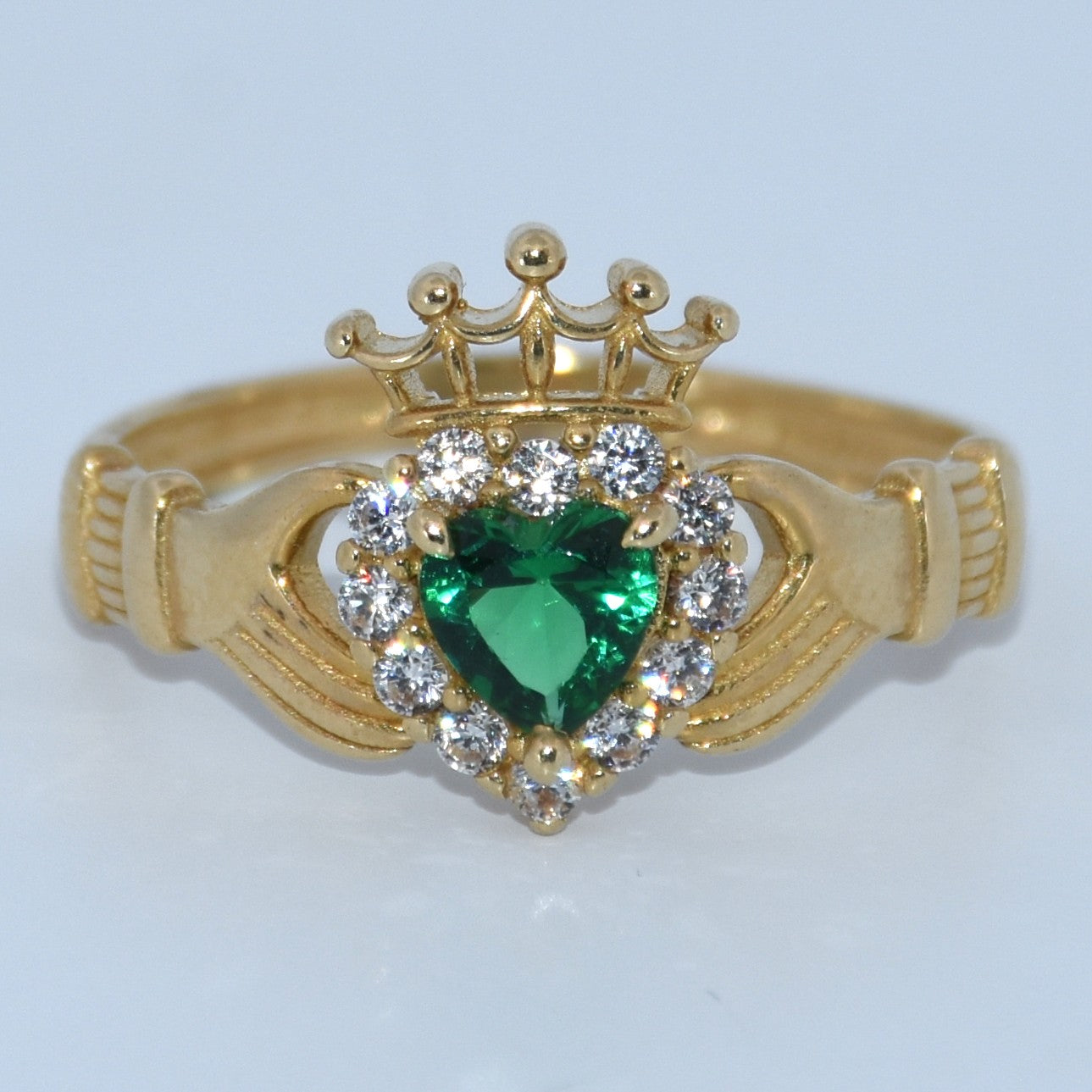 14K Gold | Irish Claddagh Ring