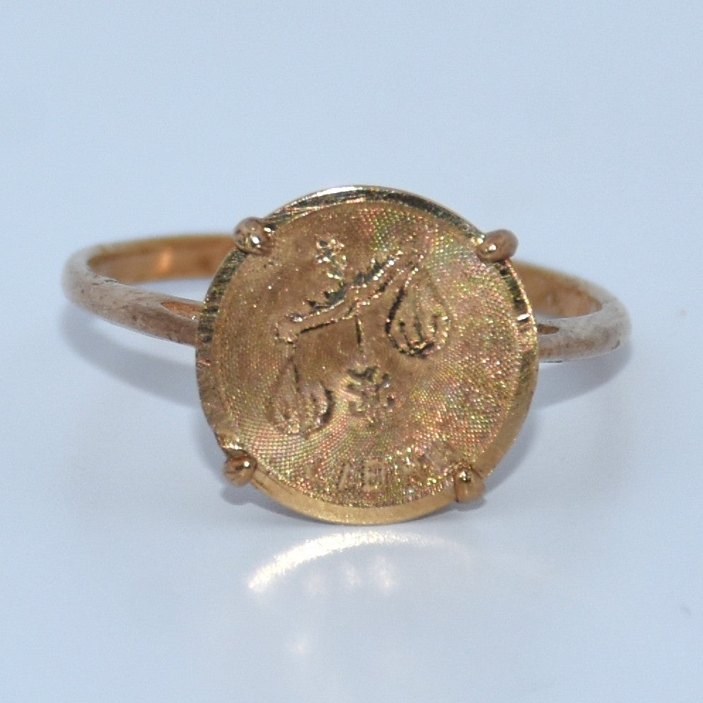 14K Gold | YG Zodiac Baby Ring