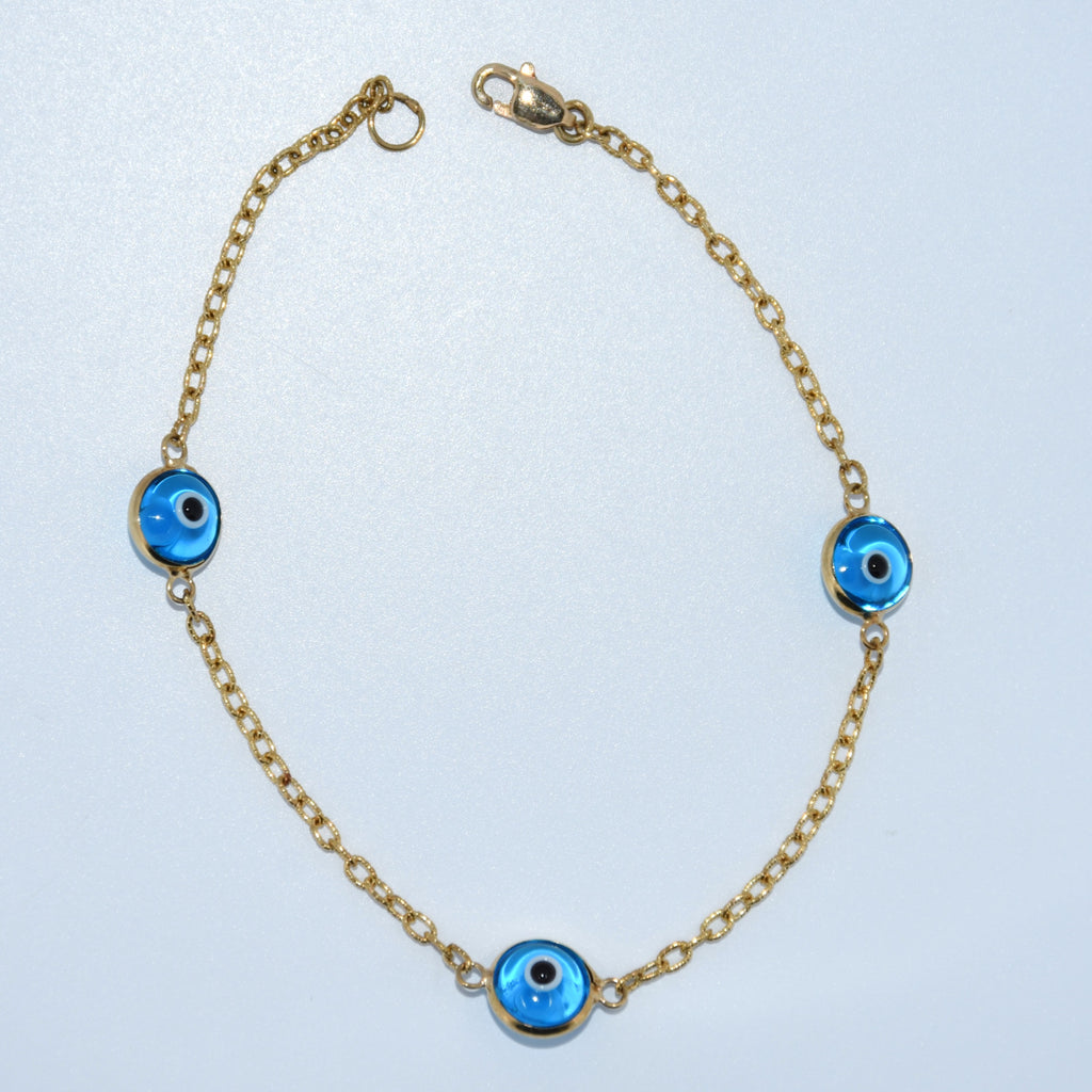 14K Gold | Evil Eye Bracelets
