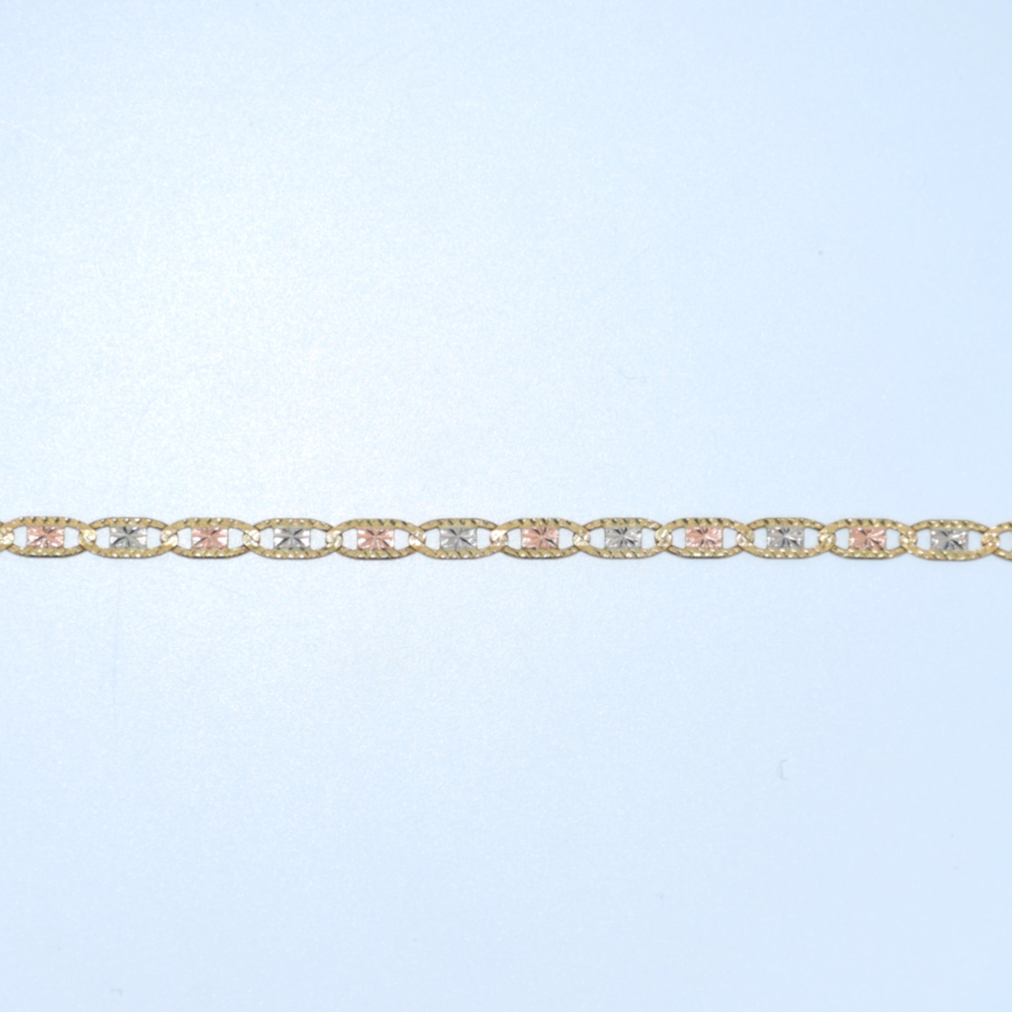 14K Gold | Tricolor Valentino Bracelet