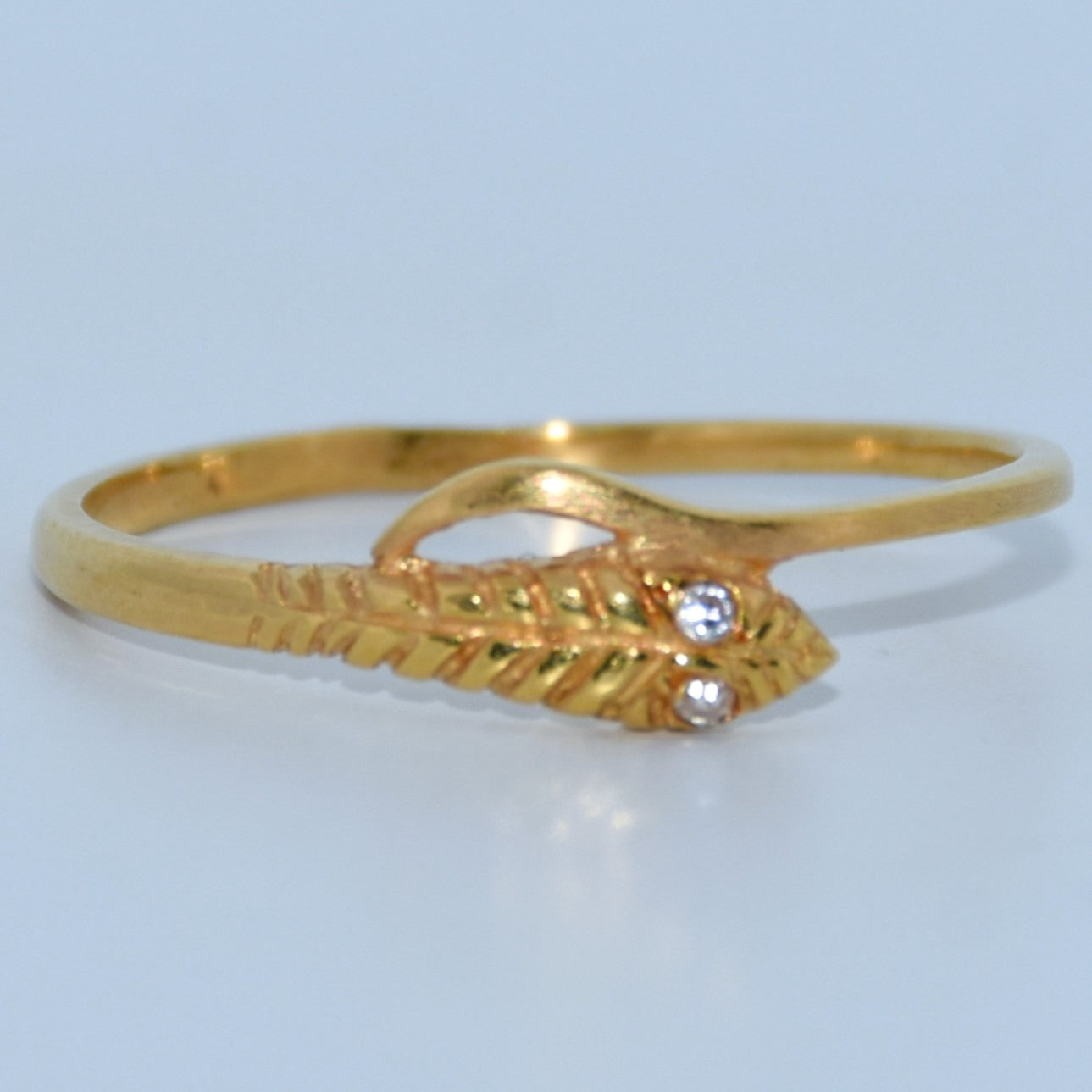 19.2K Portuguese Gold | Snake Design Rings