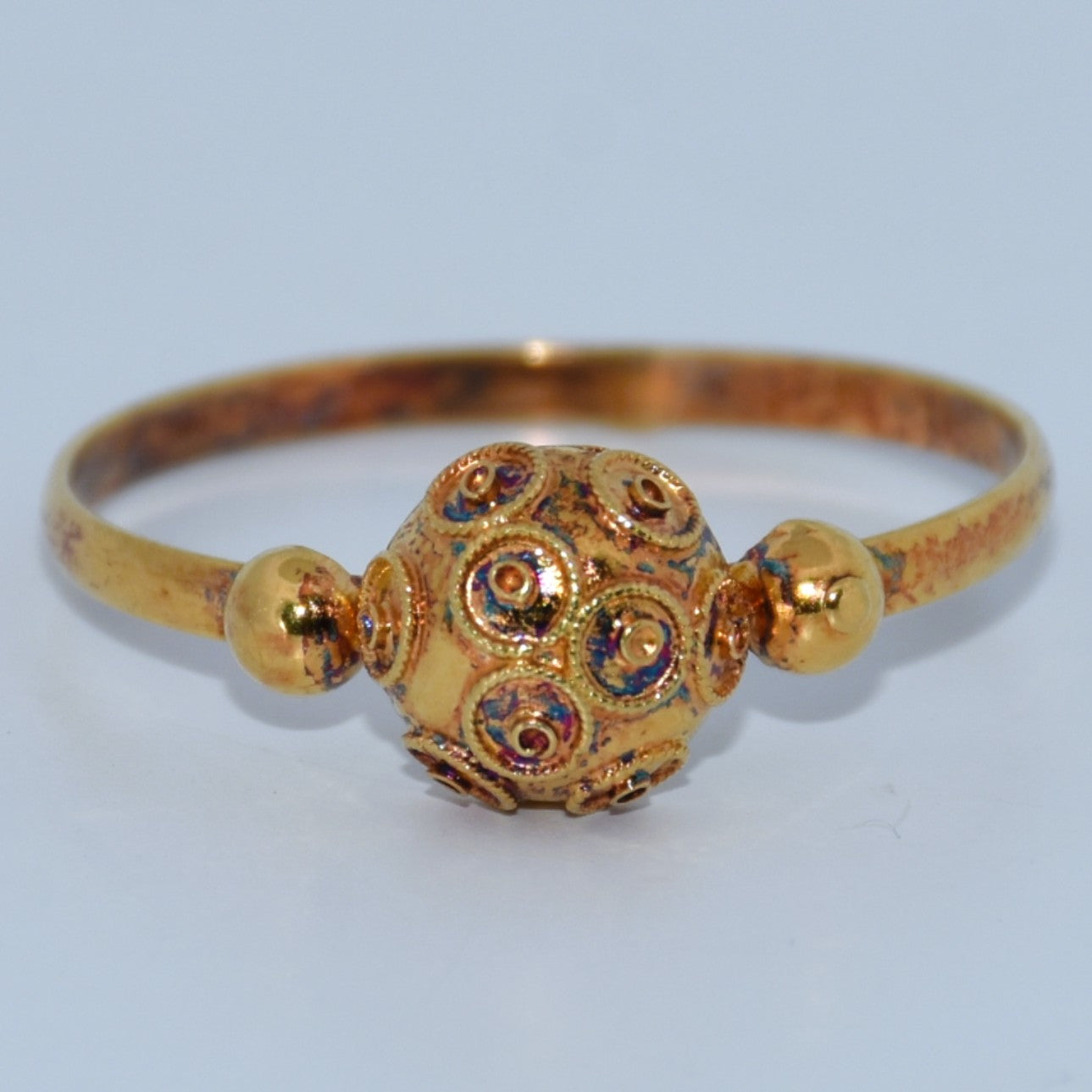 19.2K Portuguese Gold | Swirl Dome Ring