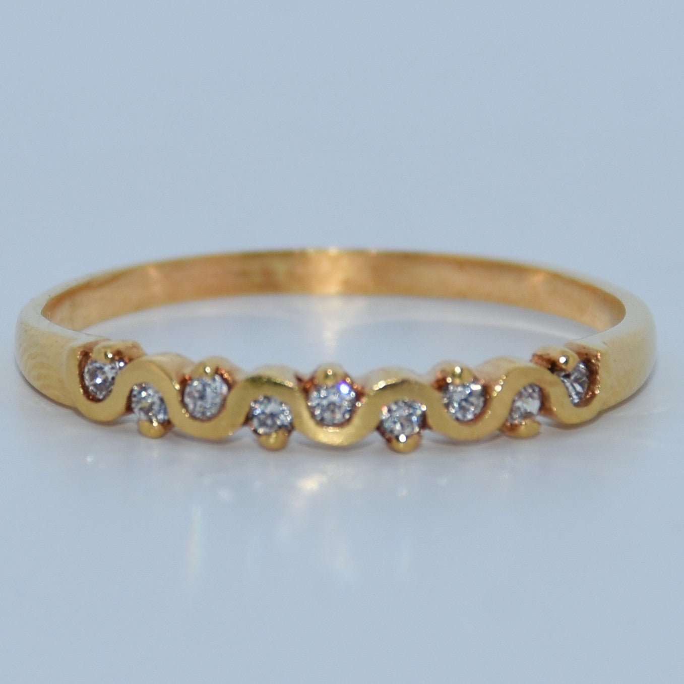 19.2K Portuguese Gold | Stackable Band Ring