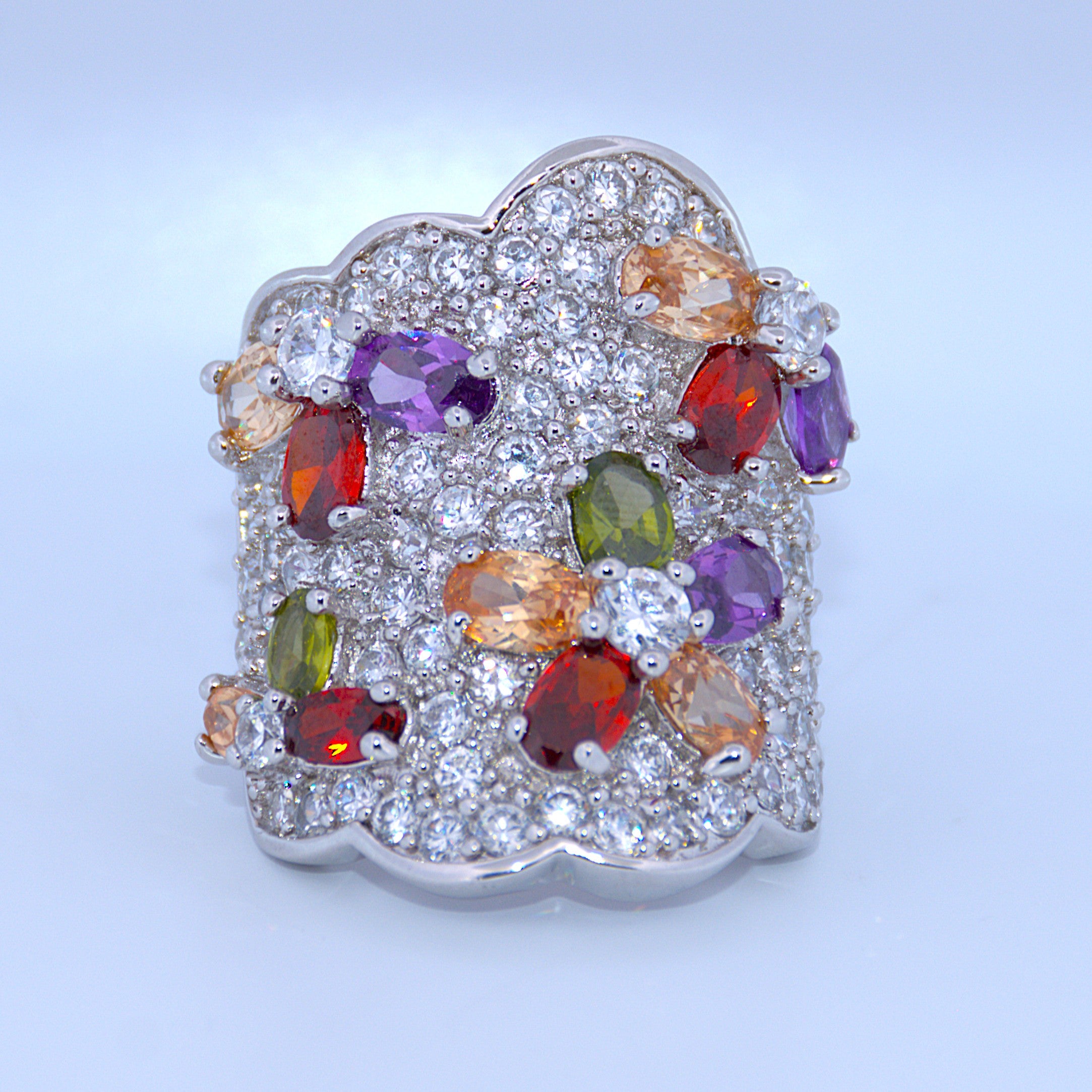 Sterling Silver | Colorful CZ Rings