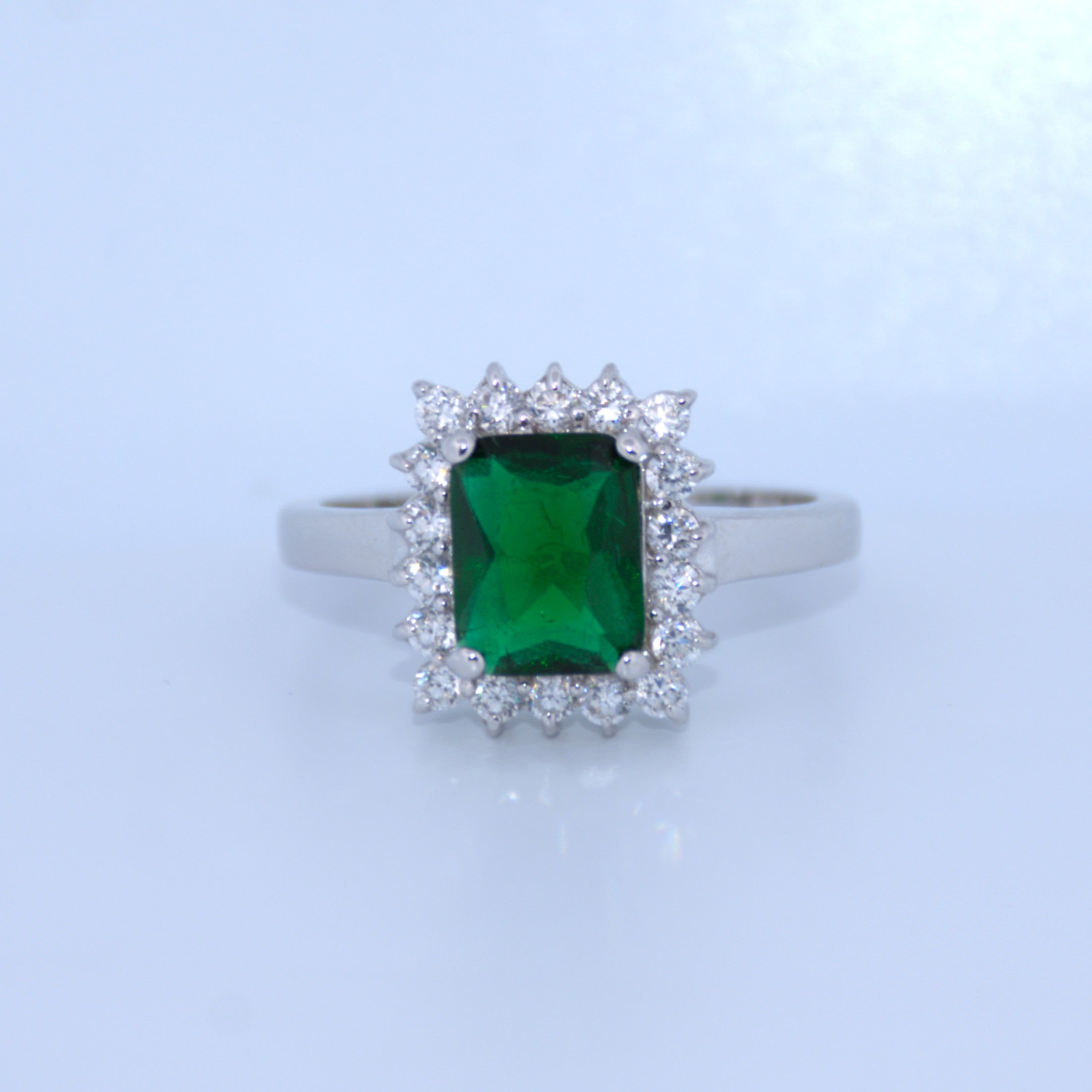 Sterling Silver | Colored Center Stone Rings