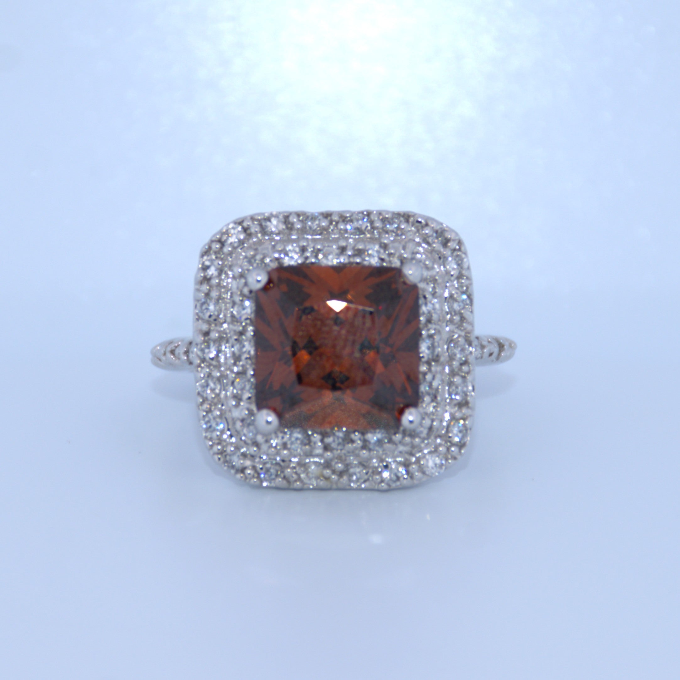 Sterling Silver | Colored Center Stone Rings