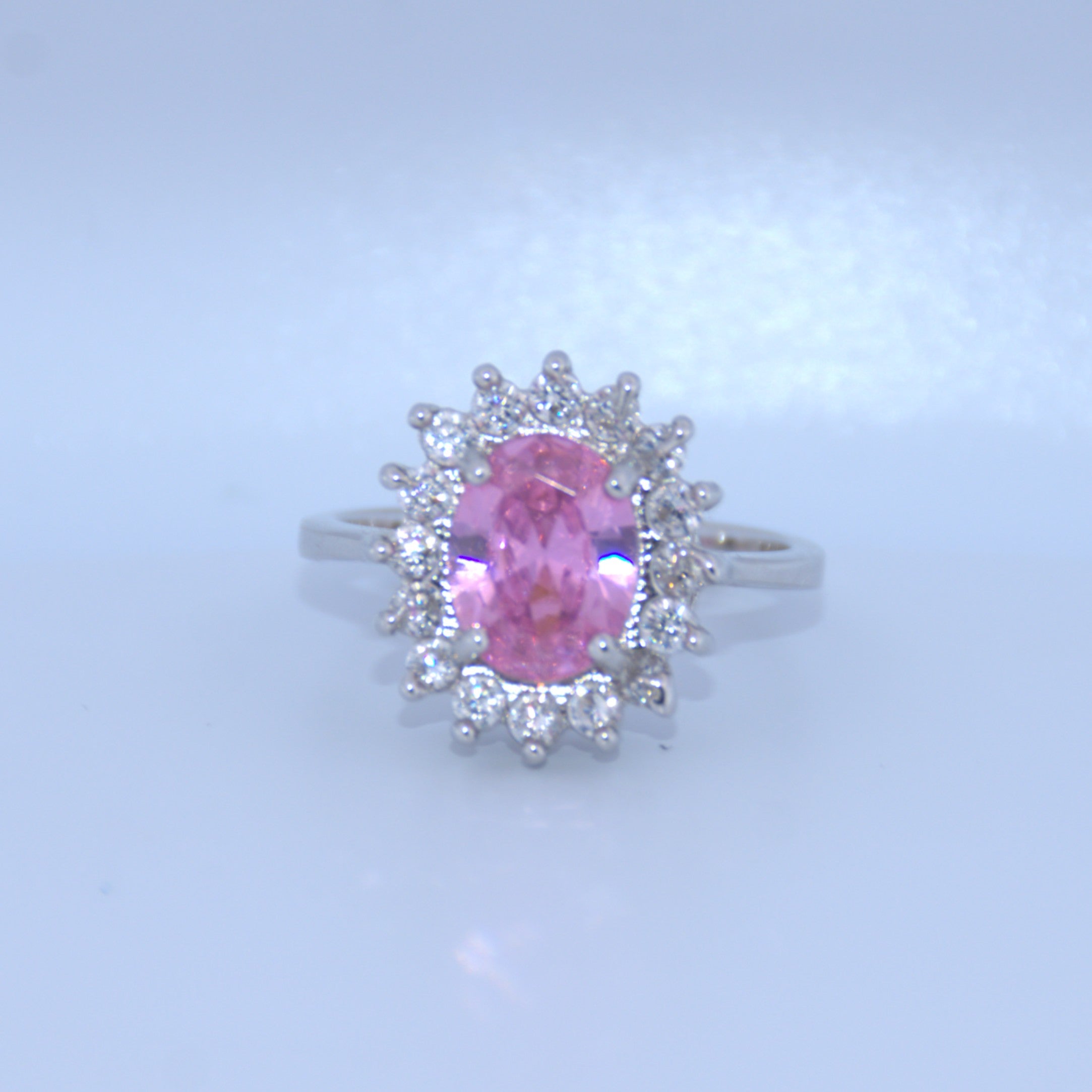 Sterling Silver | Colored Center Stone Rings