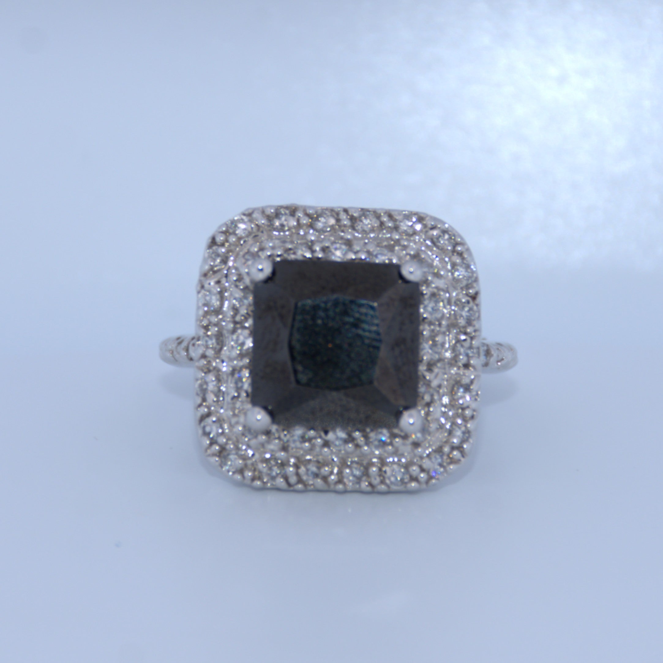 Sterling Silver | Colored Center Stone Rings