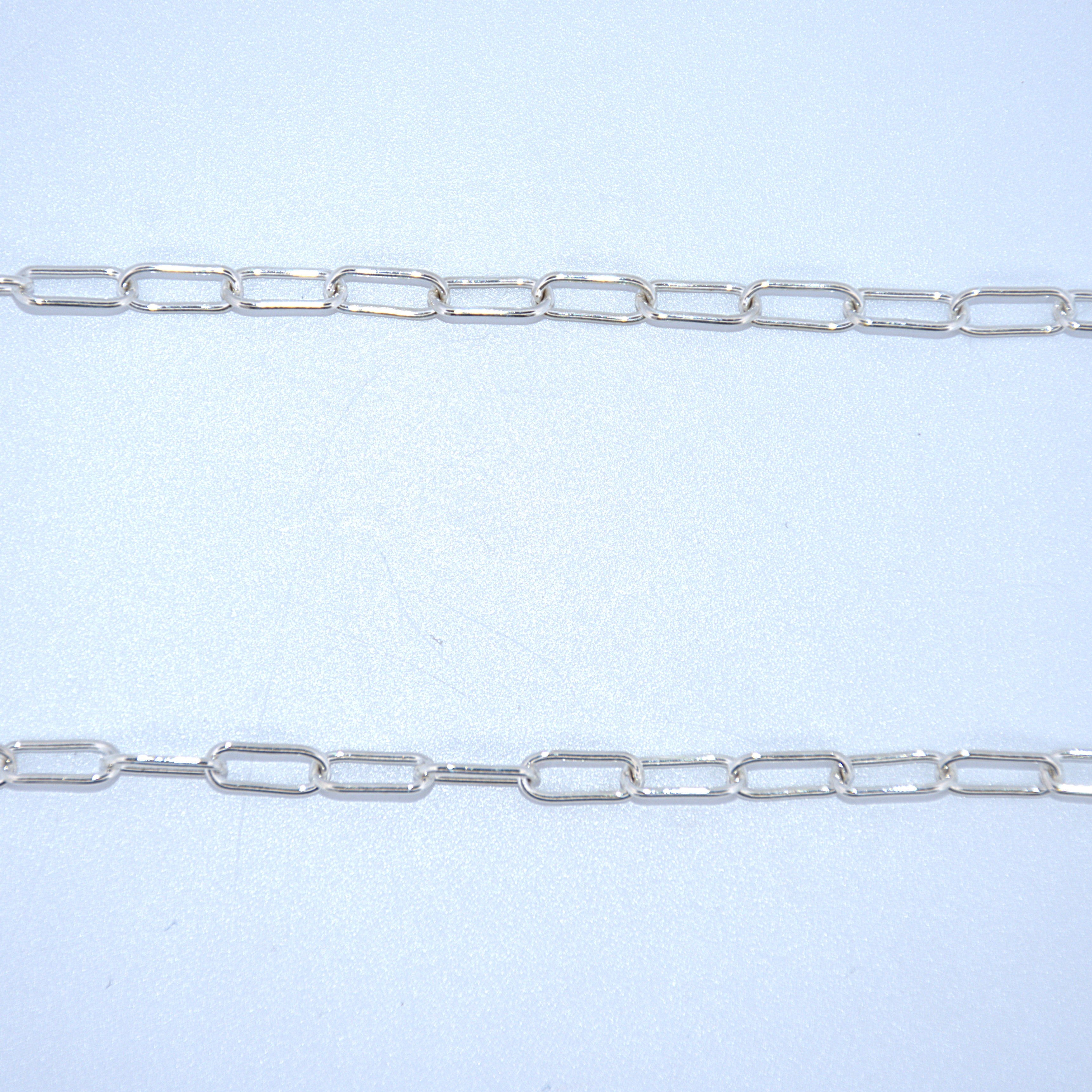 Sterling Silver | Elongated Cable Chains