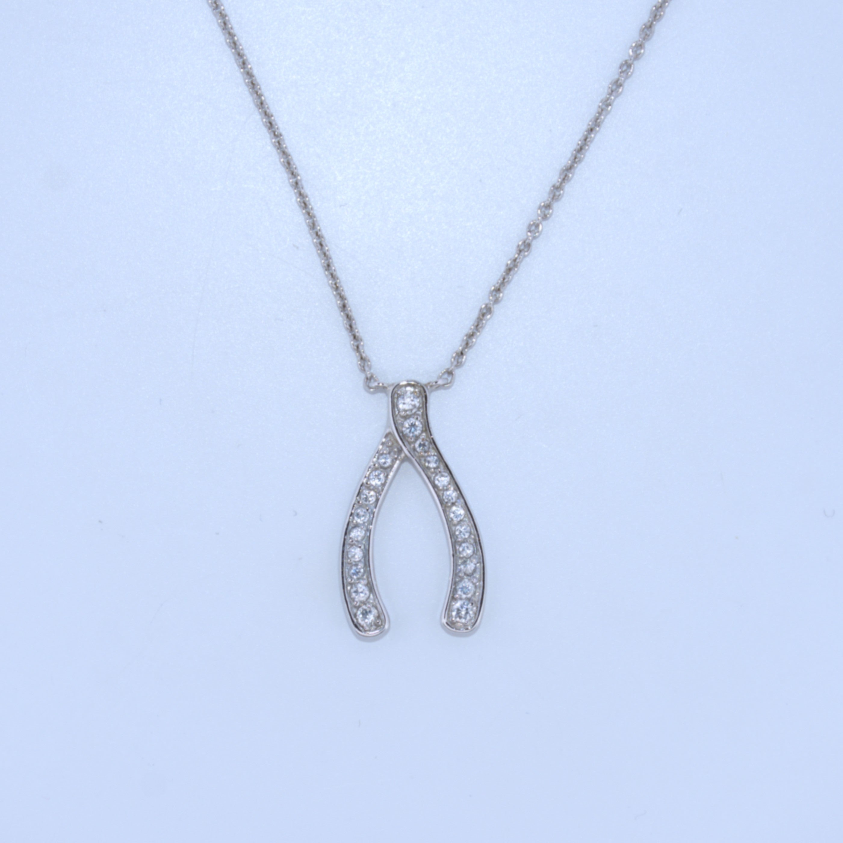 Sterling Silver | Wishbone Necklace