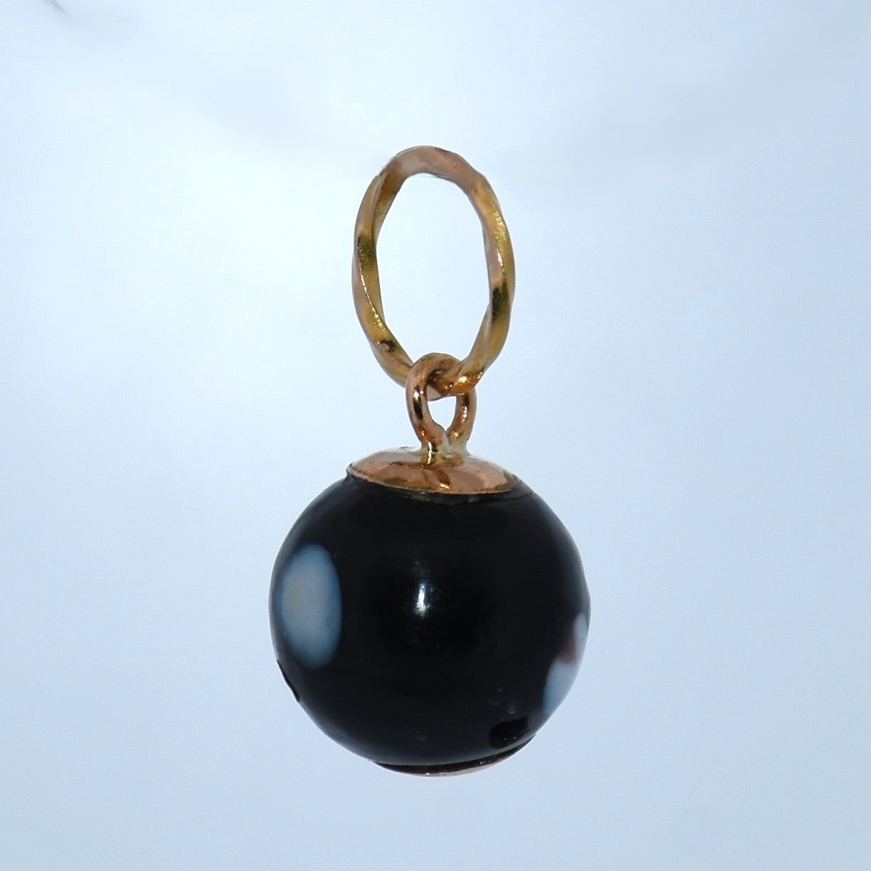 19.2K Portuguese Gold | Conta de Olho Pendant