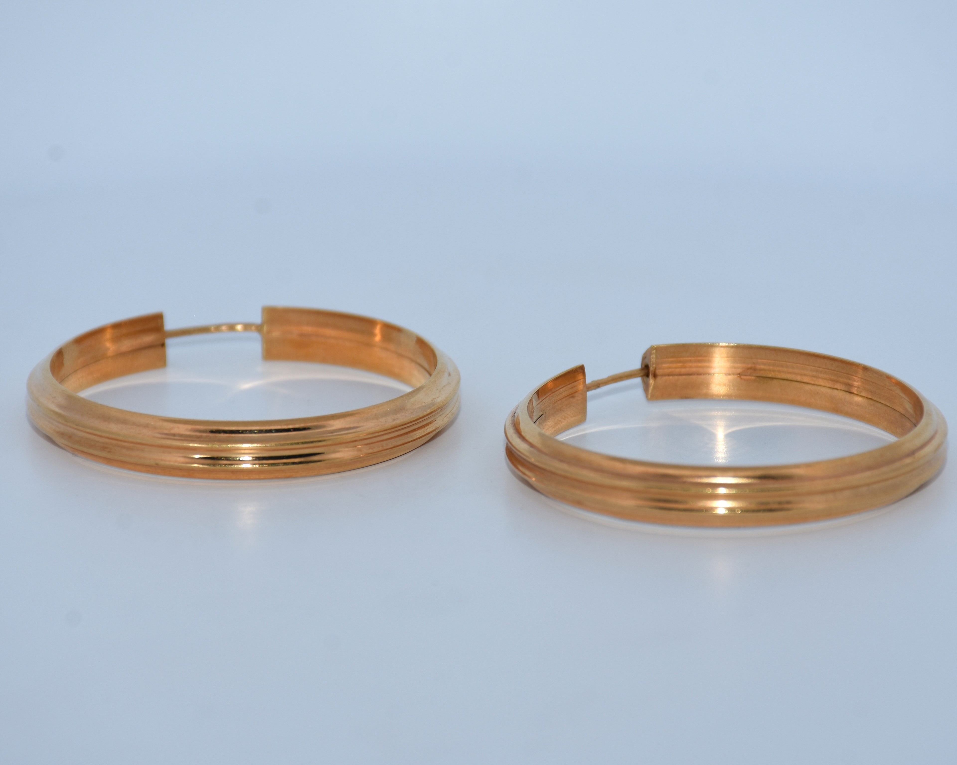 19.2K Portuguese Gold | Designed Hoop