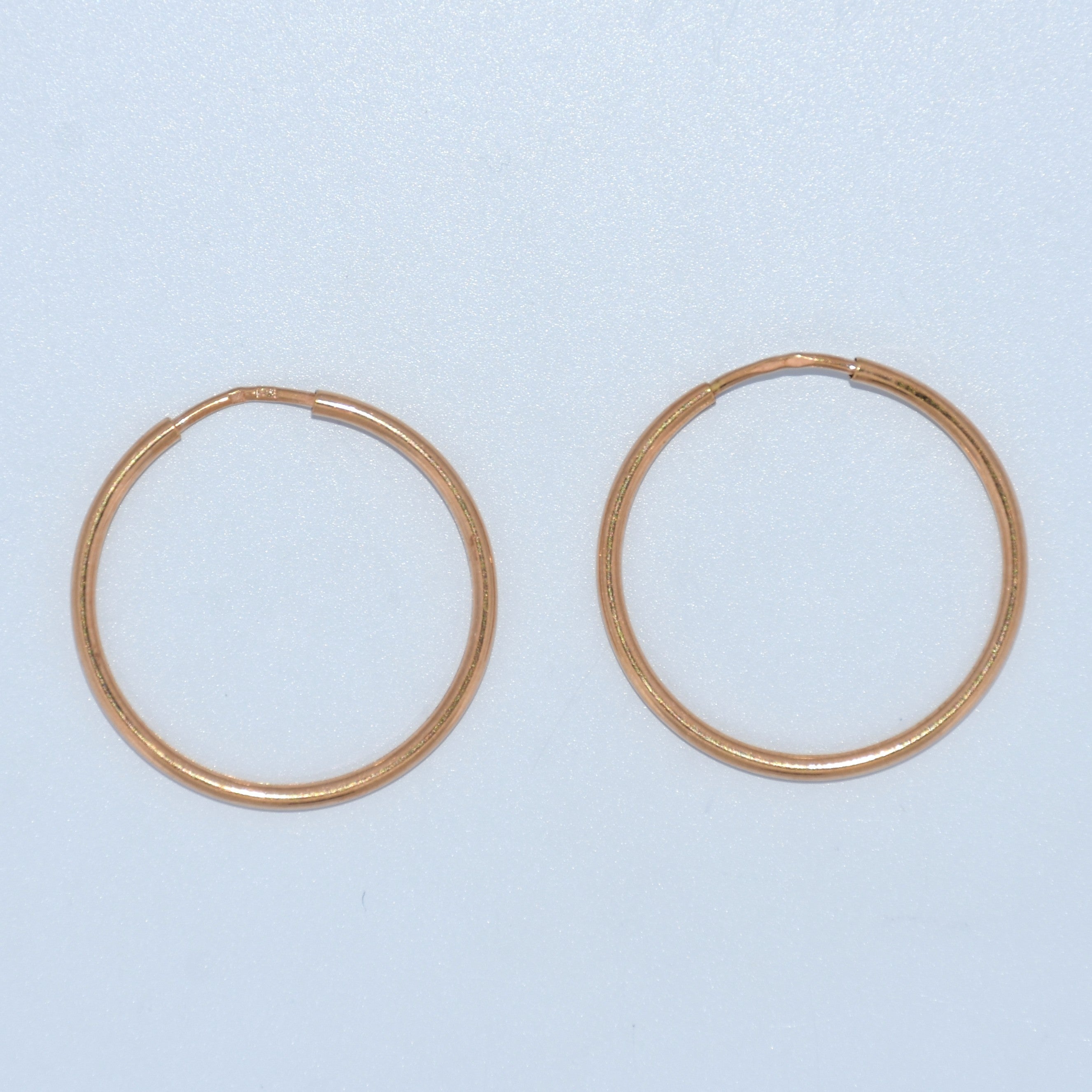 19.2K Portuguese Gold | Medium Endless Hoop (Argolas) Earrings