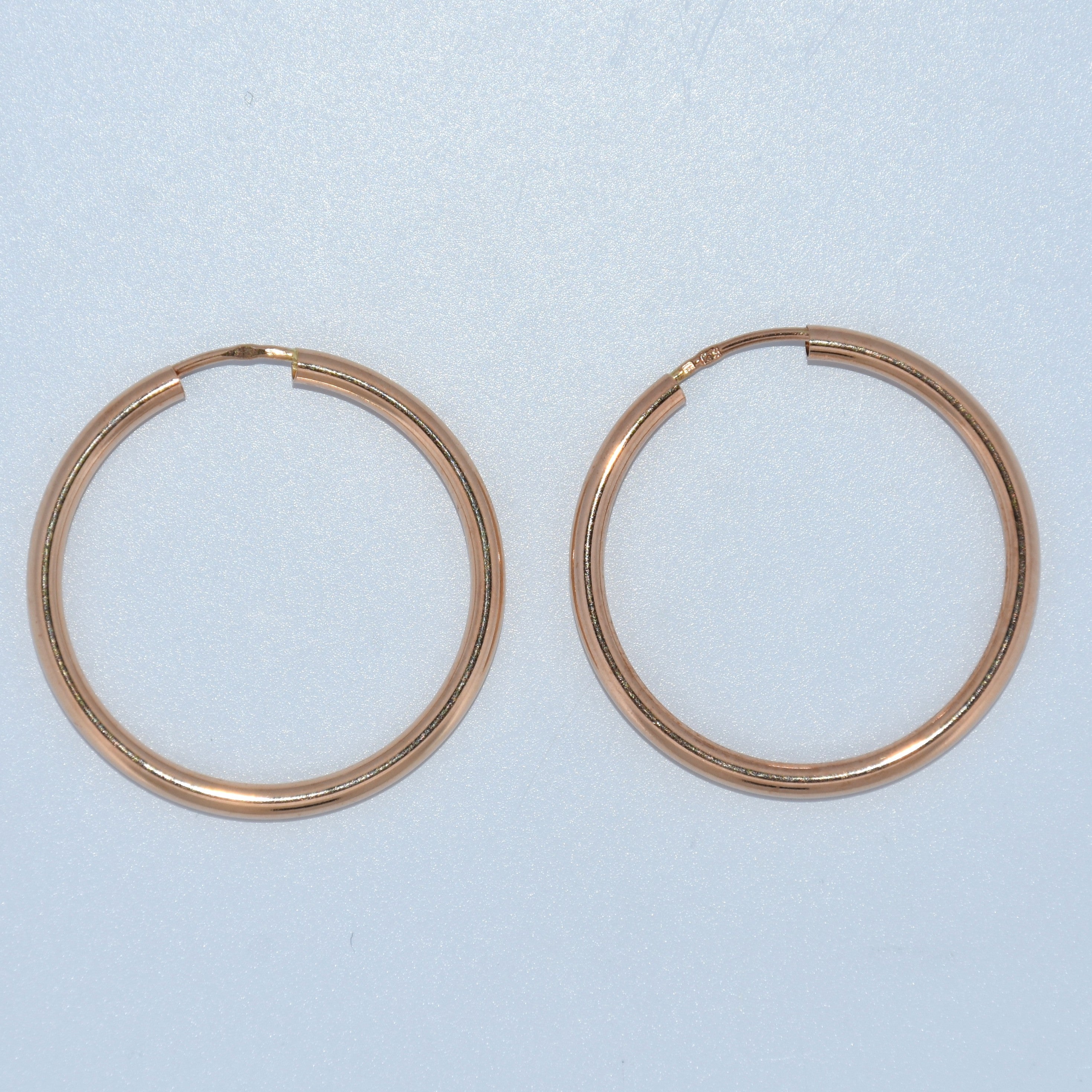 19.2K Portuguese Gold | Medium Endless Hoop (Argolas) Earrings