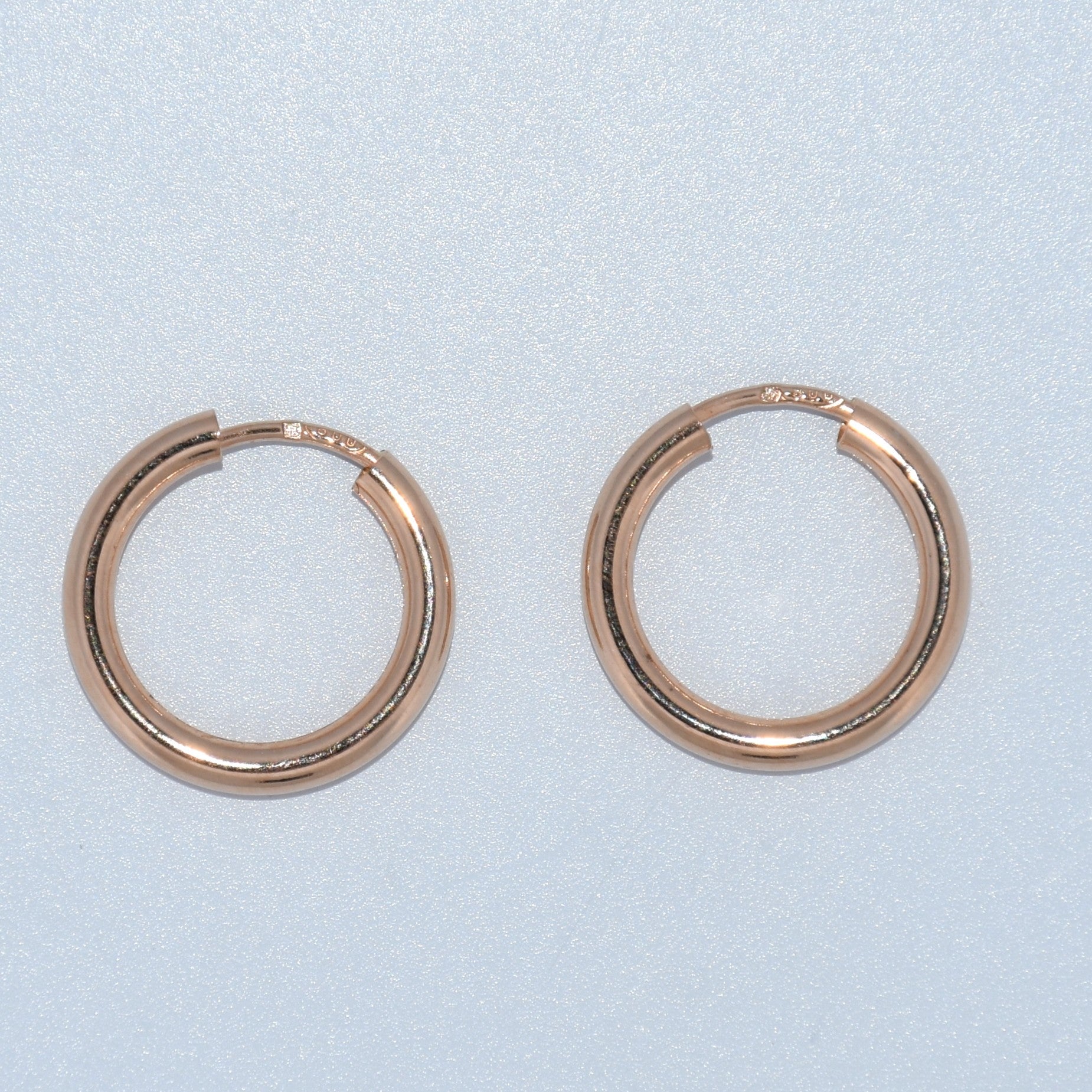 19.2K Portuguese Gold | Small Endless Hoops (Argolas) Earrings