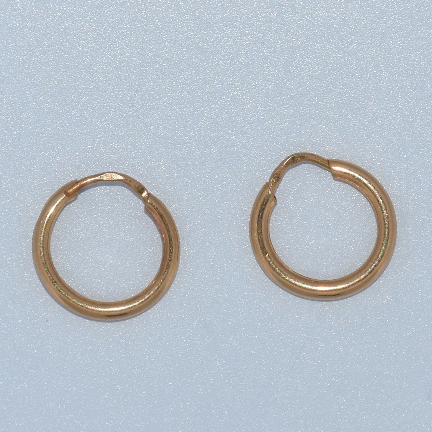 19.2K Portuguese Gold | Small Endless Hoops (Argolas) Earrings