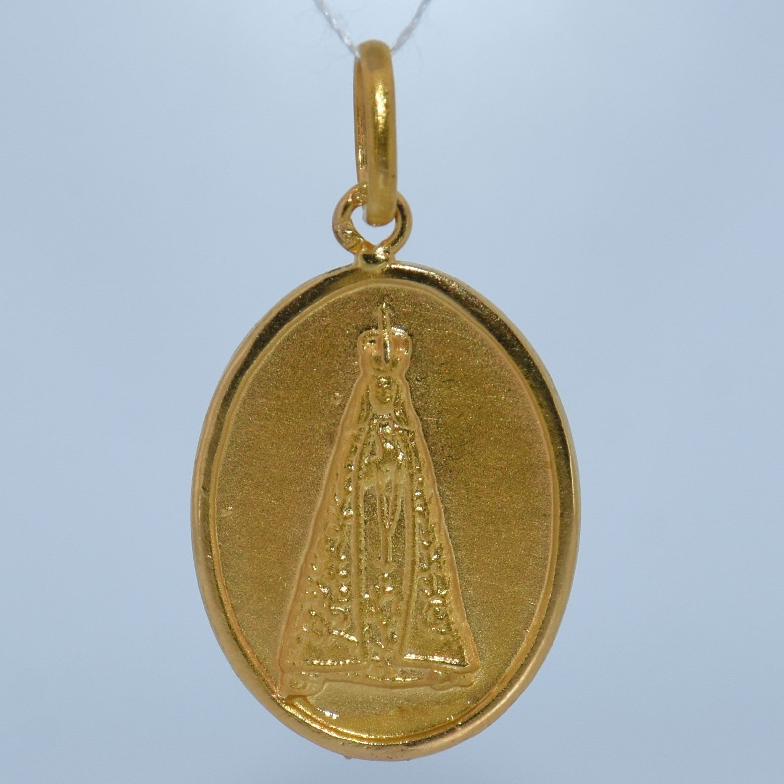 19.2K Portuguese Gold | Our Lady Aparecida " N. Sra Aparecida" Pendant