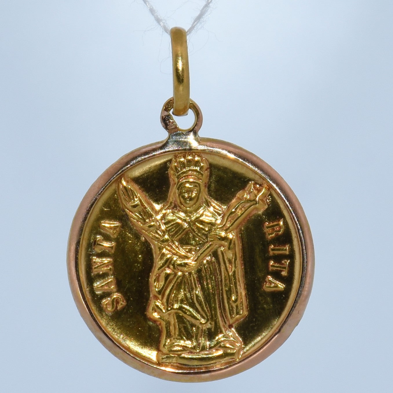 19.2K Portuguese Gold | Santa Rita Pendant