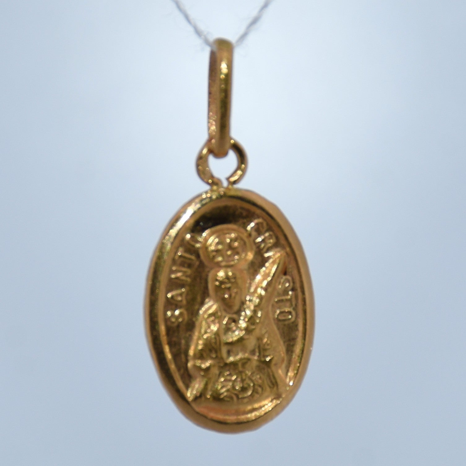 19.2K Portuguese Gold | Small Santo Cristo Charm