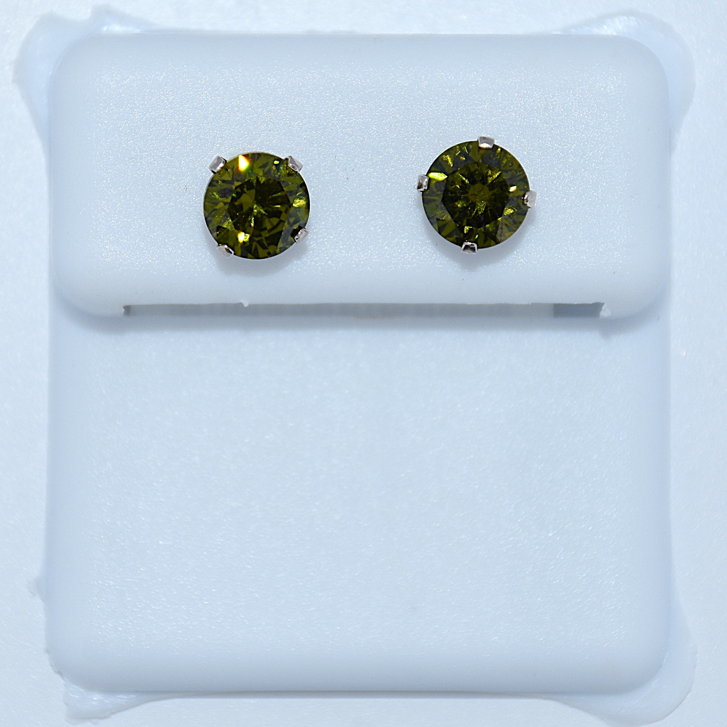 Sterling Silver | Birthstone Stud Earrings