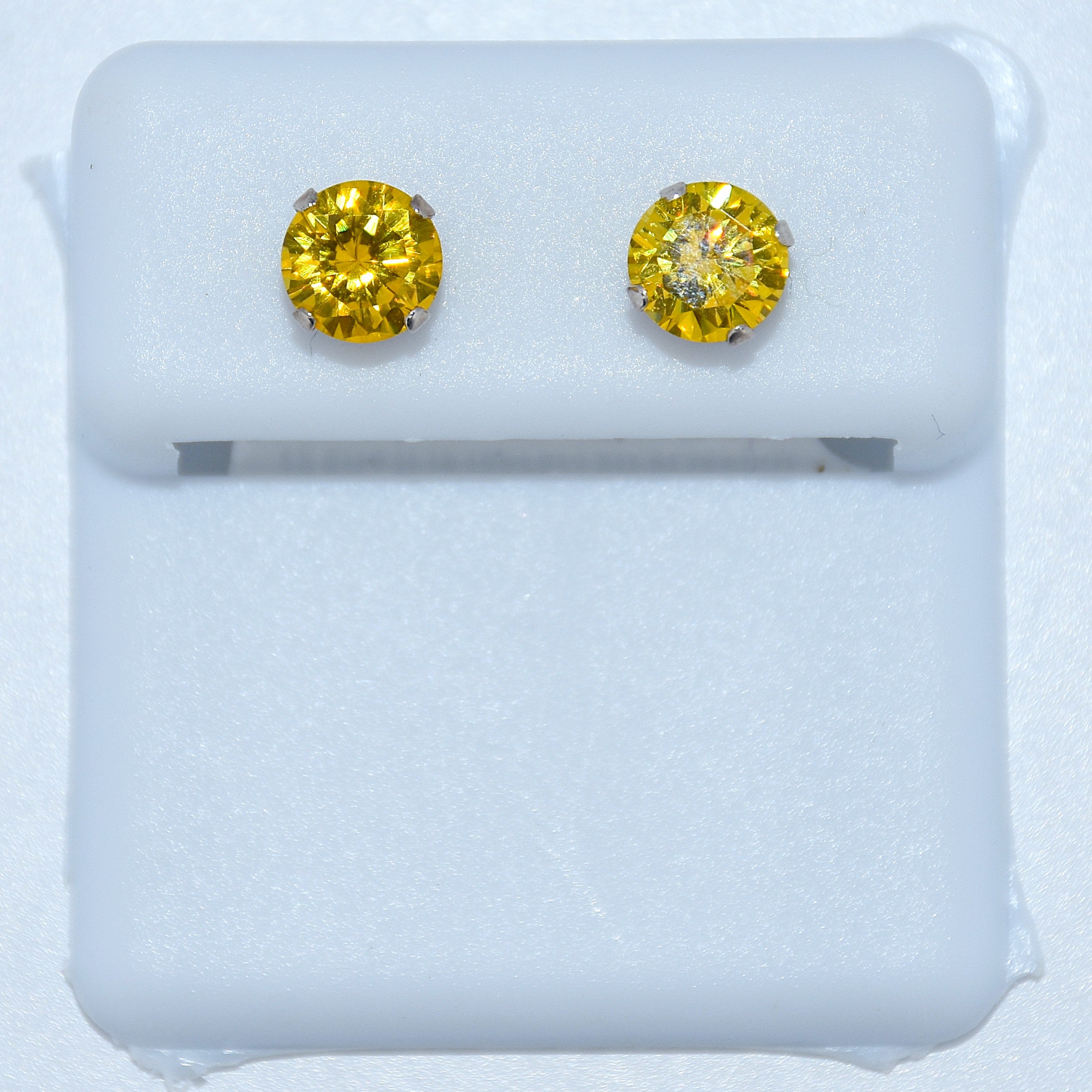 Sterling Silver | Birthstone Stud Earrings