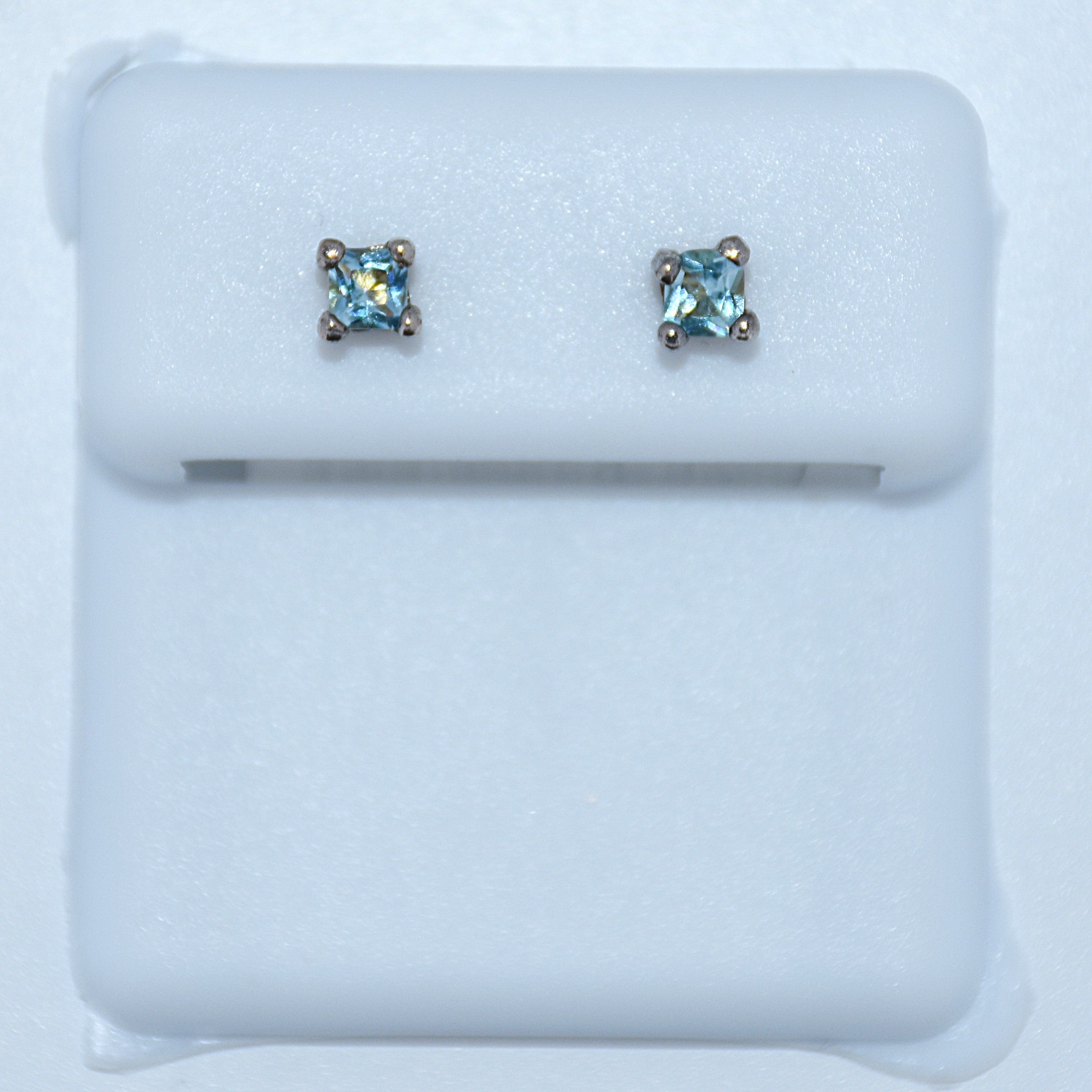 Sterling Silver | Birthstone Stud Earrings