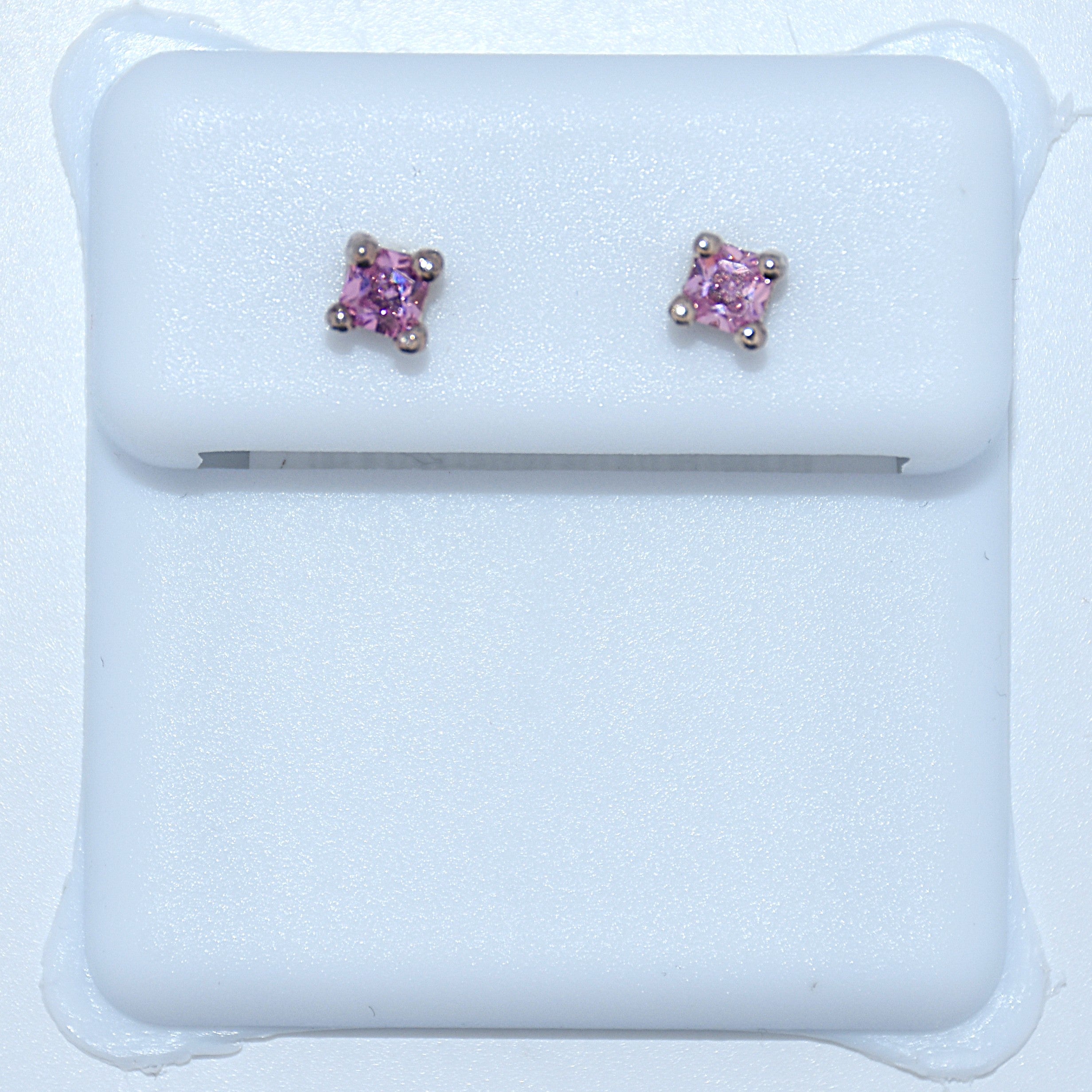Sterling Silver | Birthstone Stud Earrings