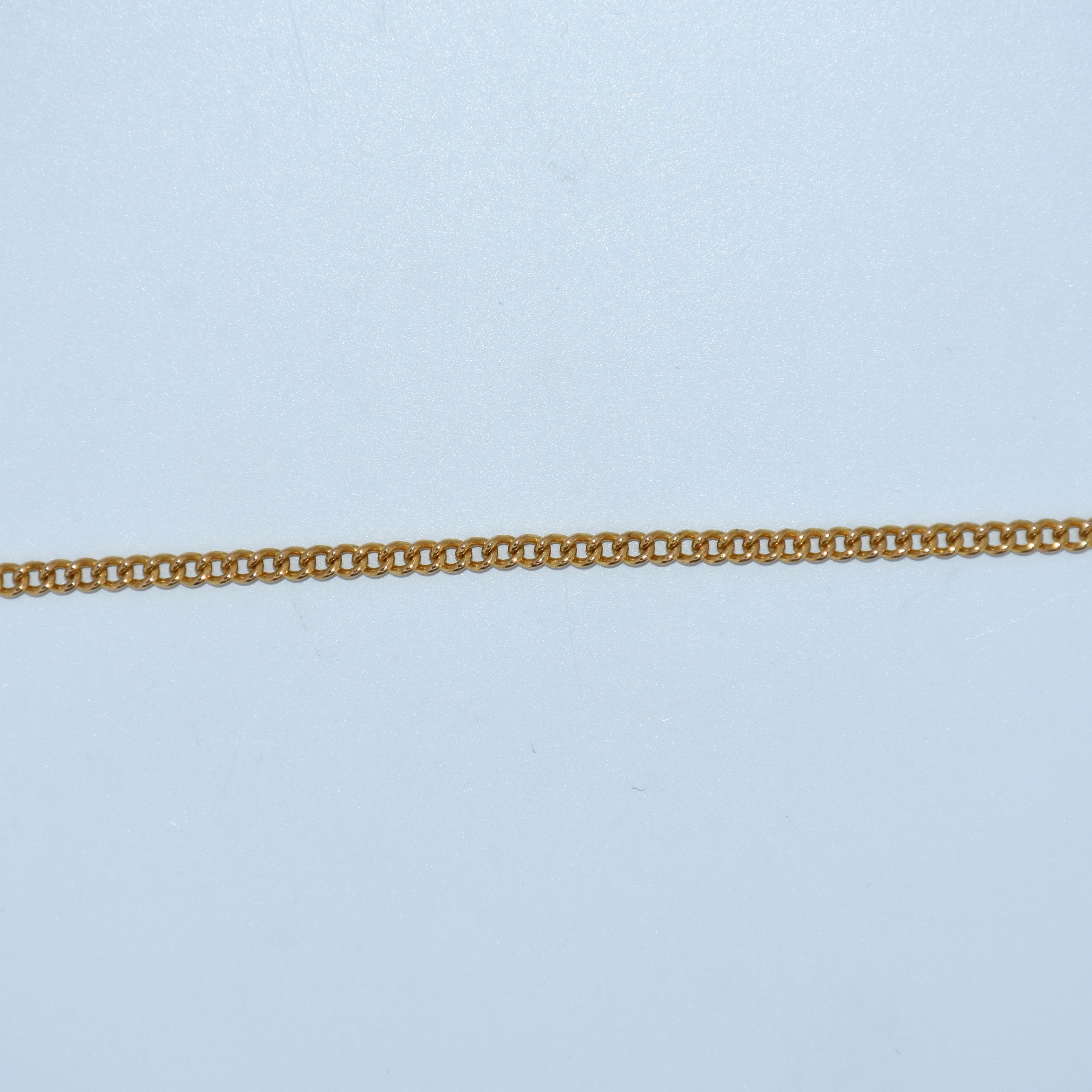 19.2K Portuguese Gold | Cuban Link Bracelet