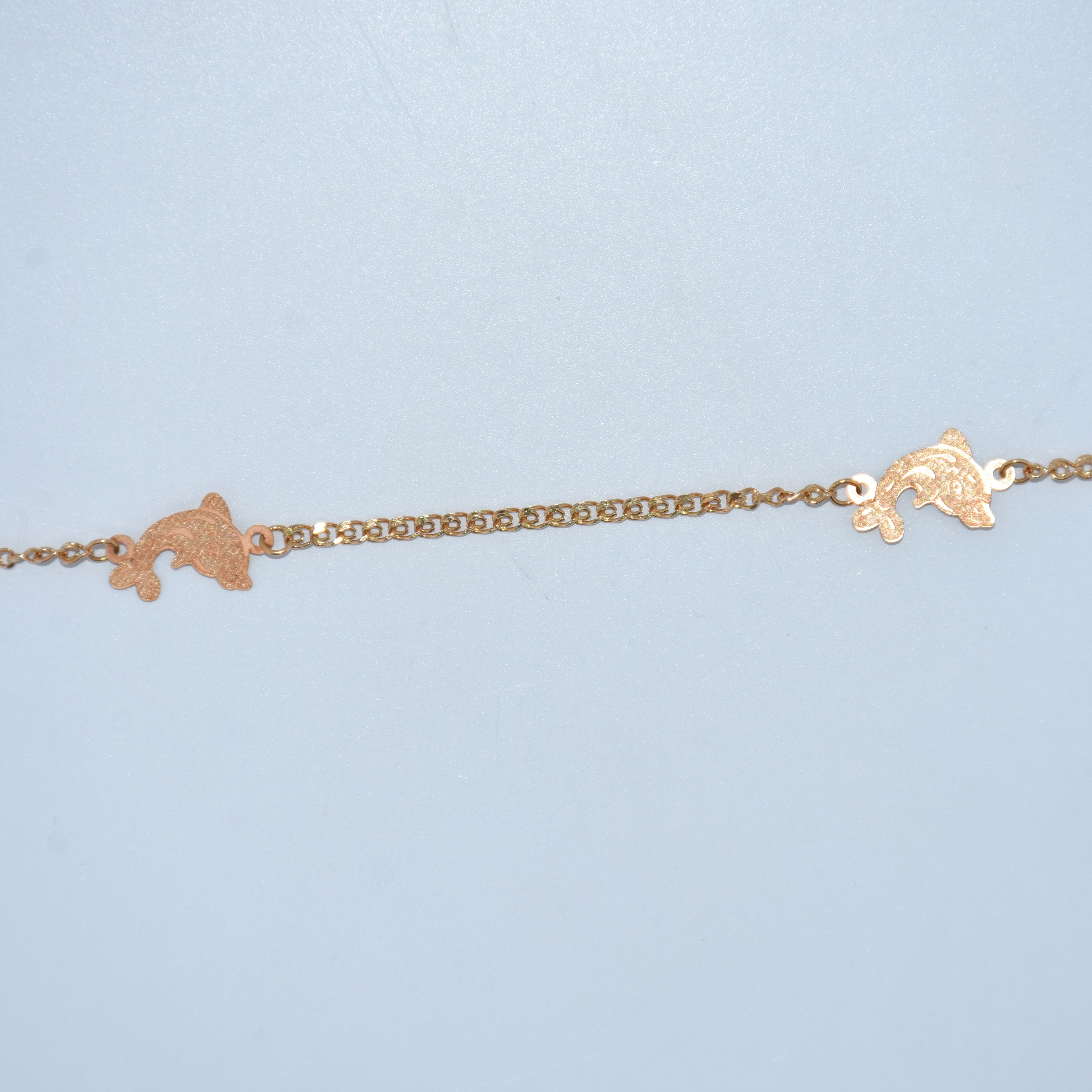 19.2K Portuguese Gold | Kids Dolphin Bracelet