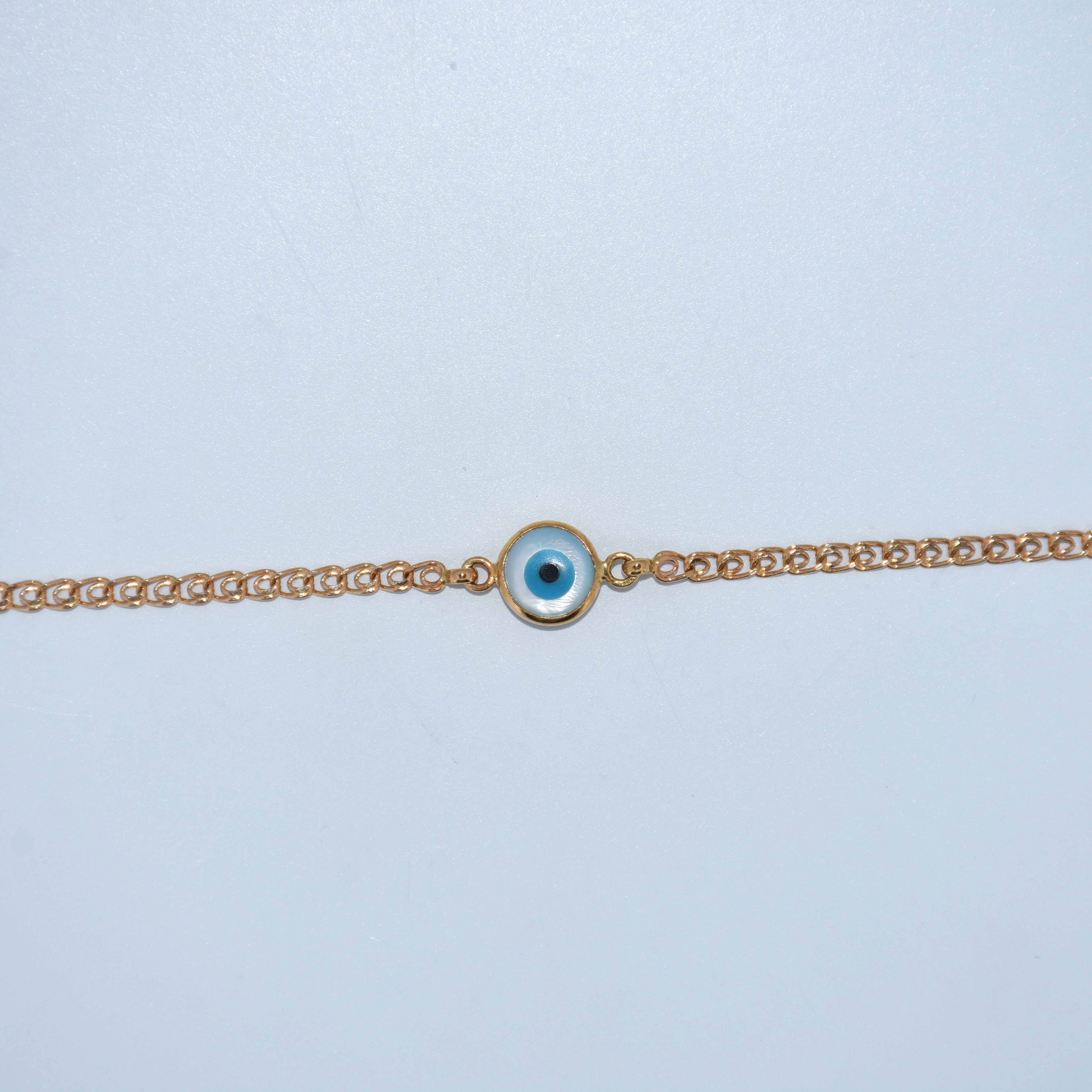 19.2K Portuguese Gold | Evil Eye Bracelet