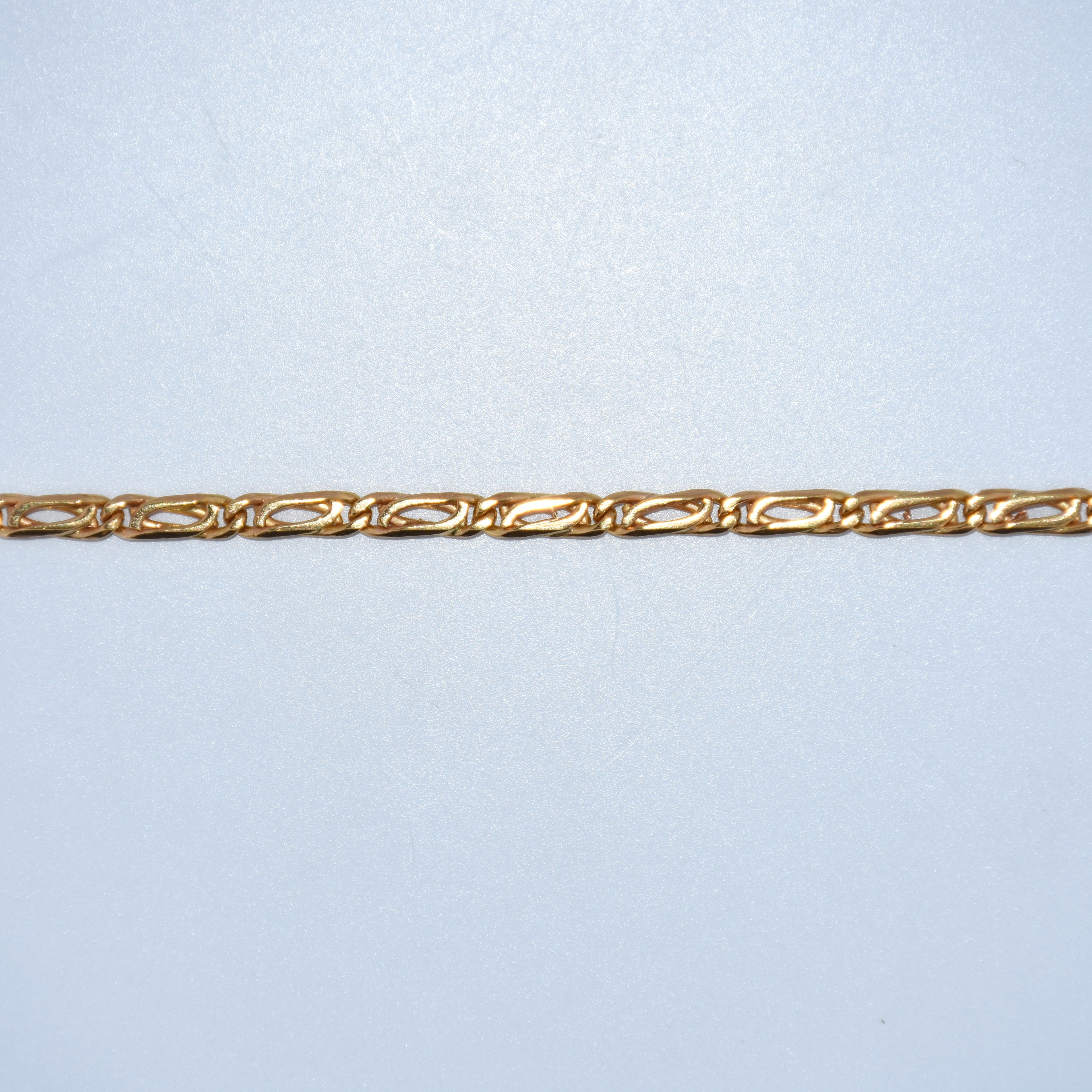 19.2K Portuguese Gold | Link Bracelet
