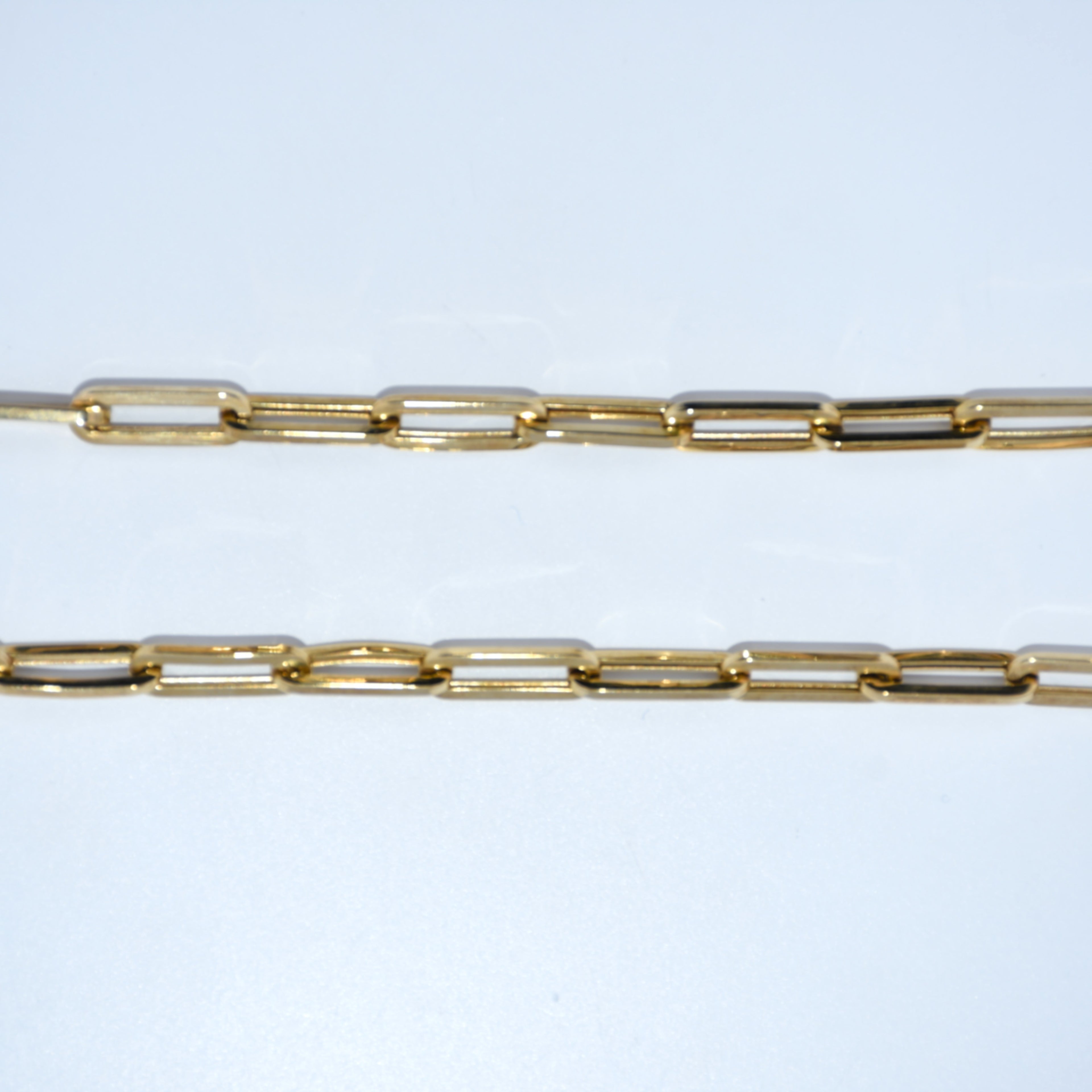 14K Gold | Paperclip Necklace
