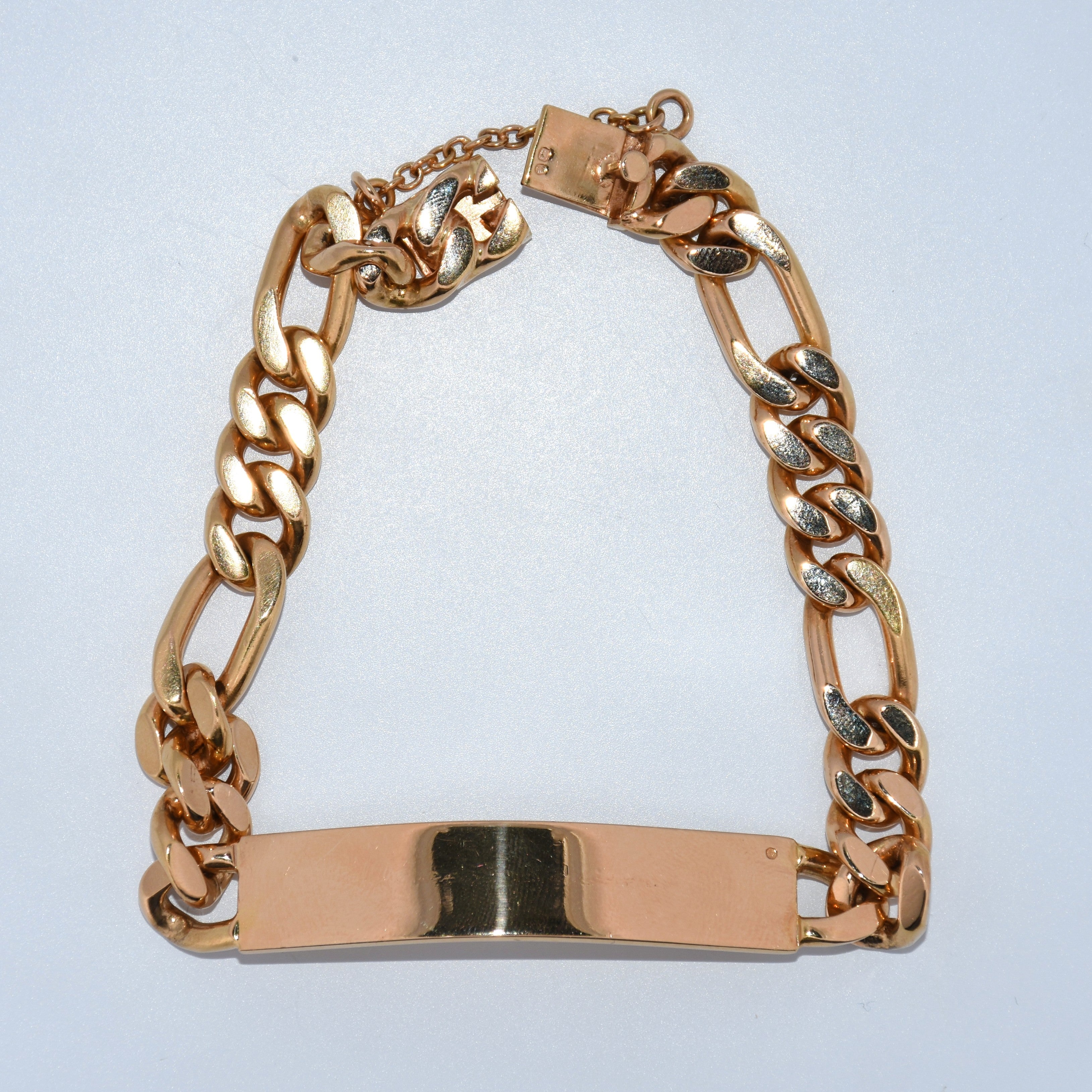 19.2K Portuguese Gold | 9.6mm ID Bracelet
