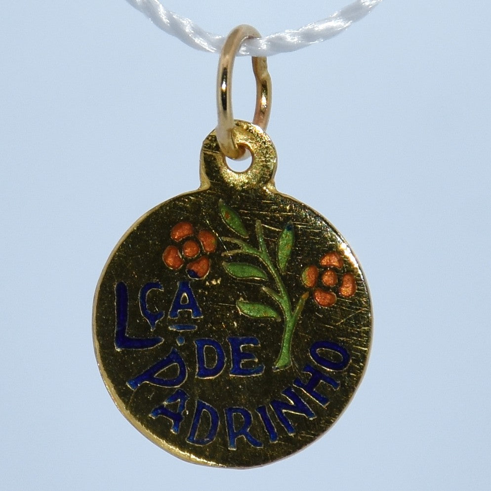 19.2K Portuguese Gold | Large Lca. De Padrinhos (Godparents ) Charms
