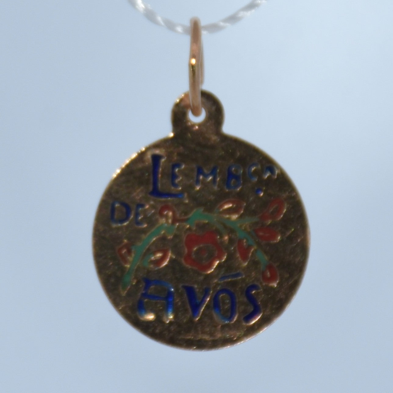 19.2K Portuguese Gold | Lca. De Avos Charm ( Grandparents Charm)