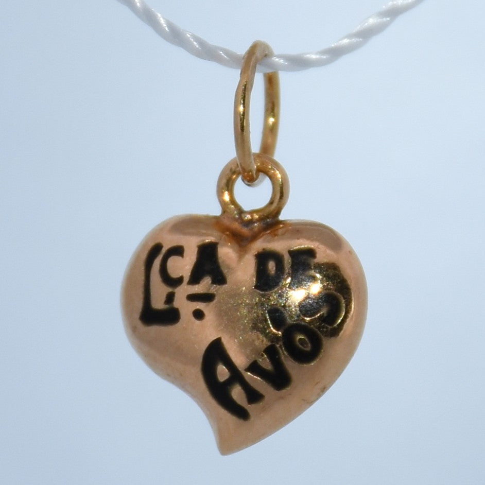 19.2K Portuguese Gold | Lca. De Avos Charm ( Grandparents Charm)
