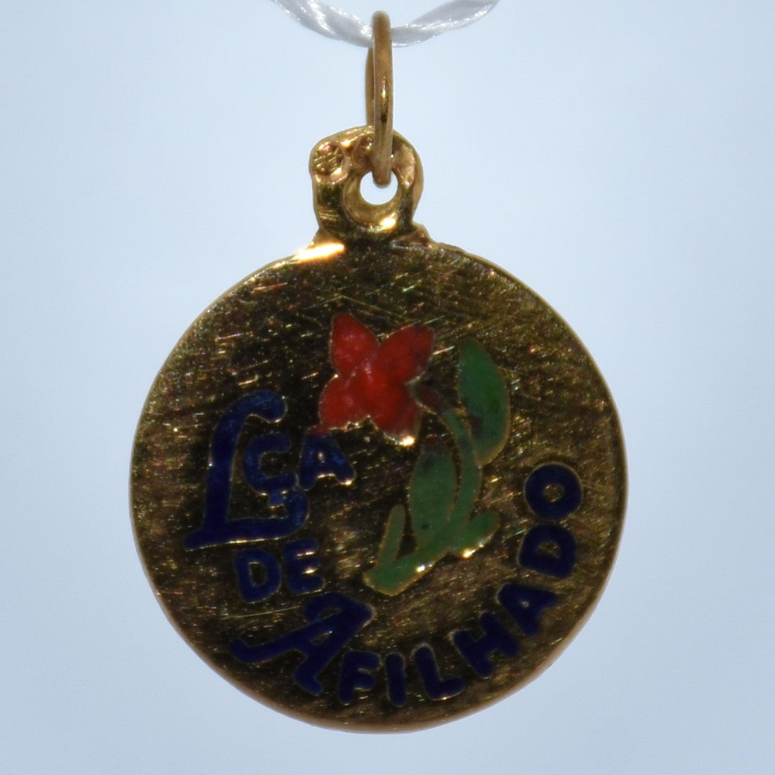 19.2K Portuguese Gold | Large Lca De Afilhado (Godson) Charm