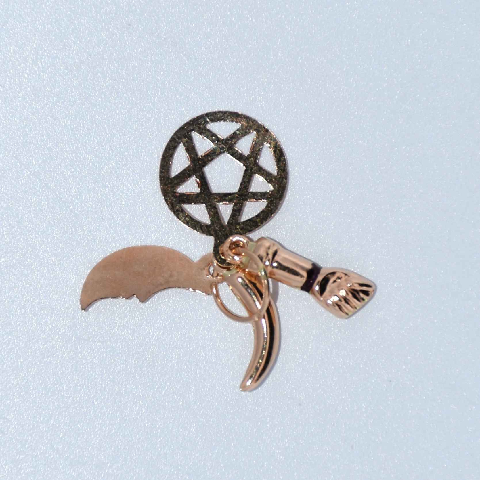 19.2K Portuguese Gold | Good Luck Charm Set ( Figas )