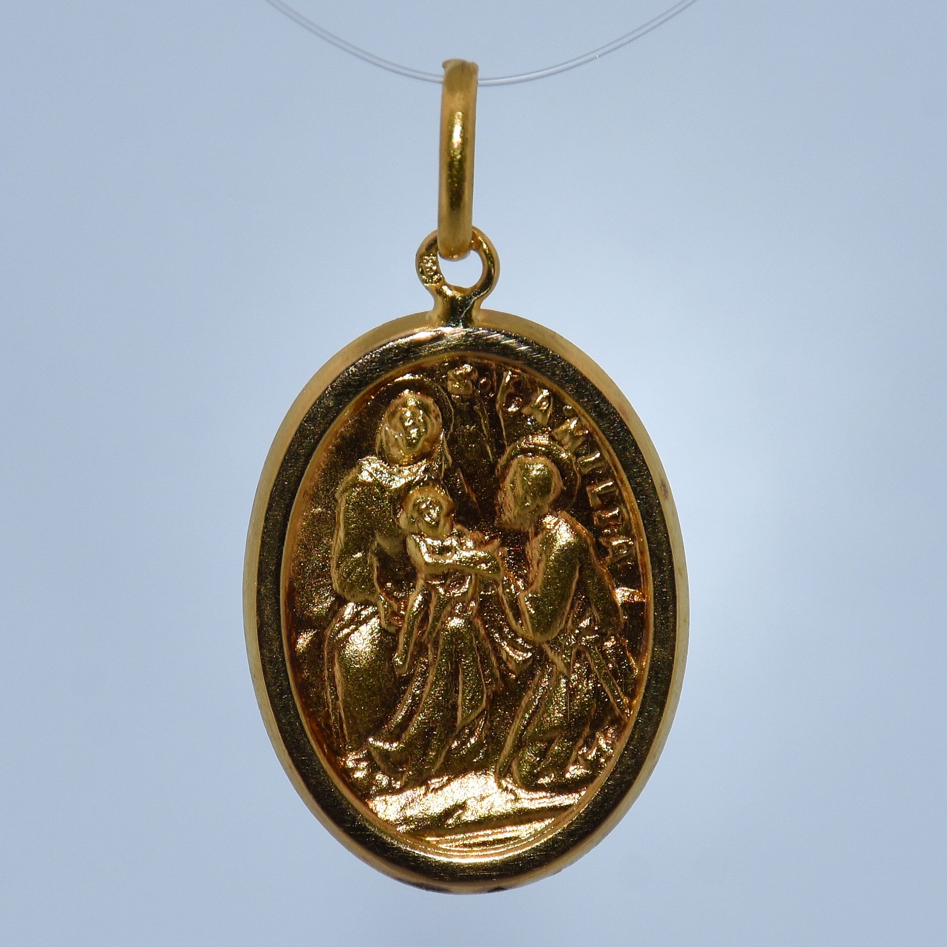 19.2K Portuguese Gold | Religious Pendant