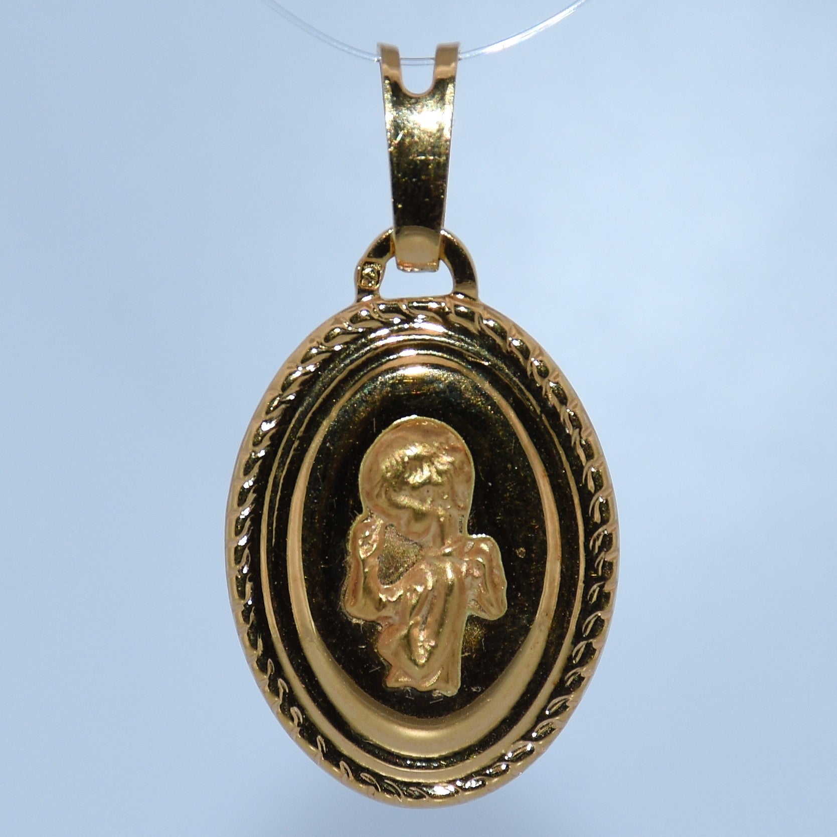 19.2K Portuguese Gold | Cherub Holy Communion Charm