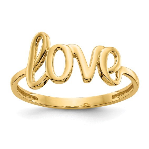 14K Gold | YG Love Ring