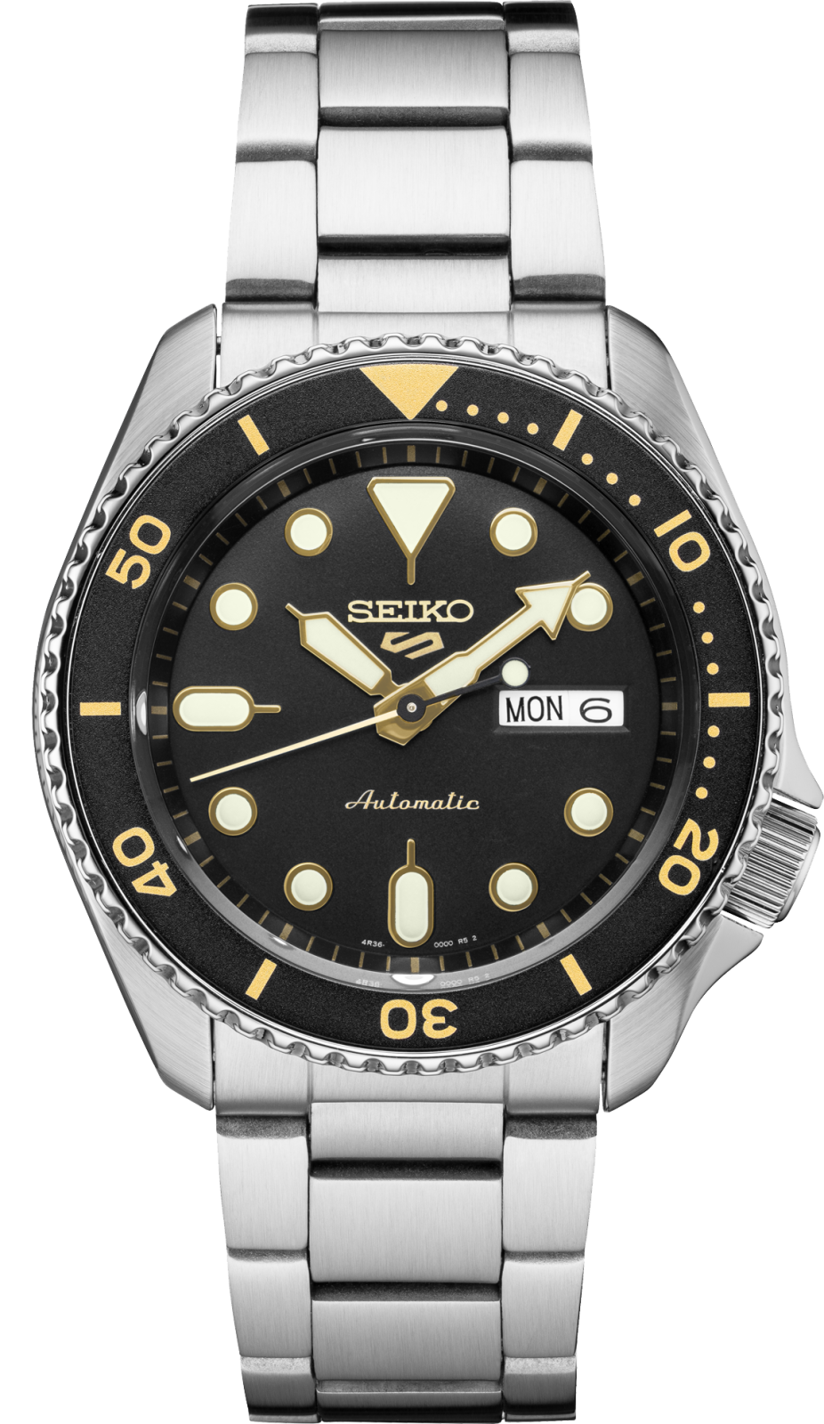 Seiko 5 Sport Automatic Black Dial Watch SRPD57