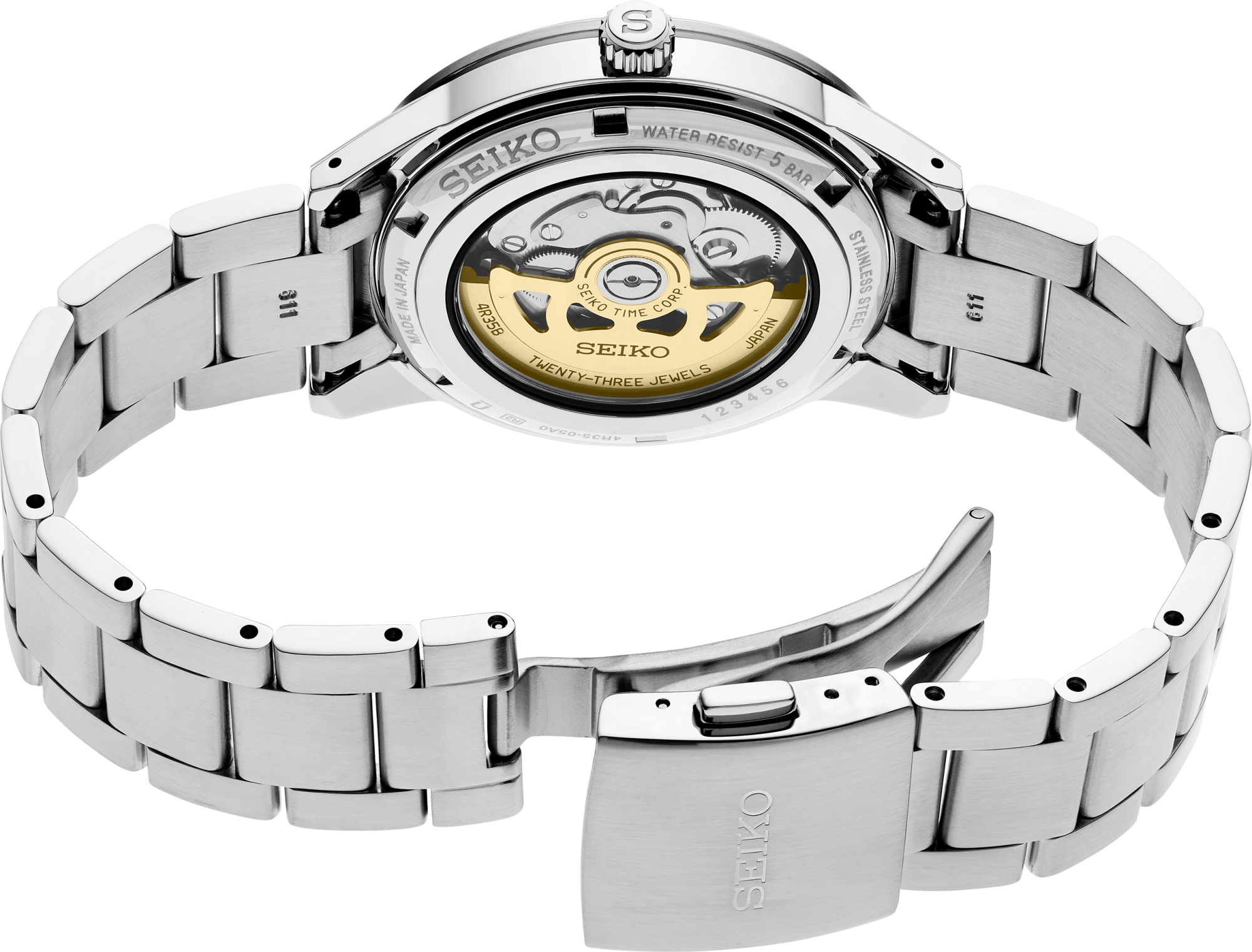 Seiko Presage 60's GMT Style Collection Automatic Watch SRPG03