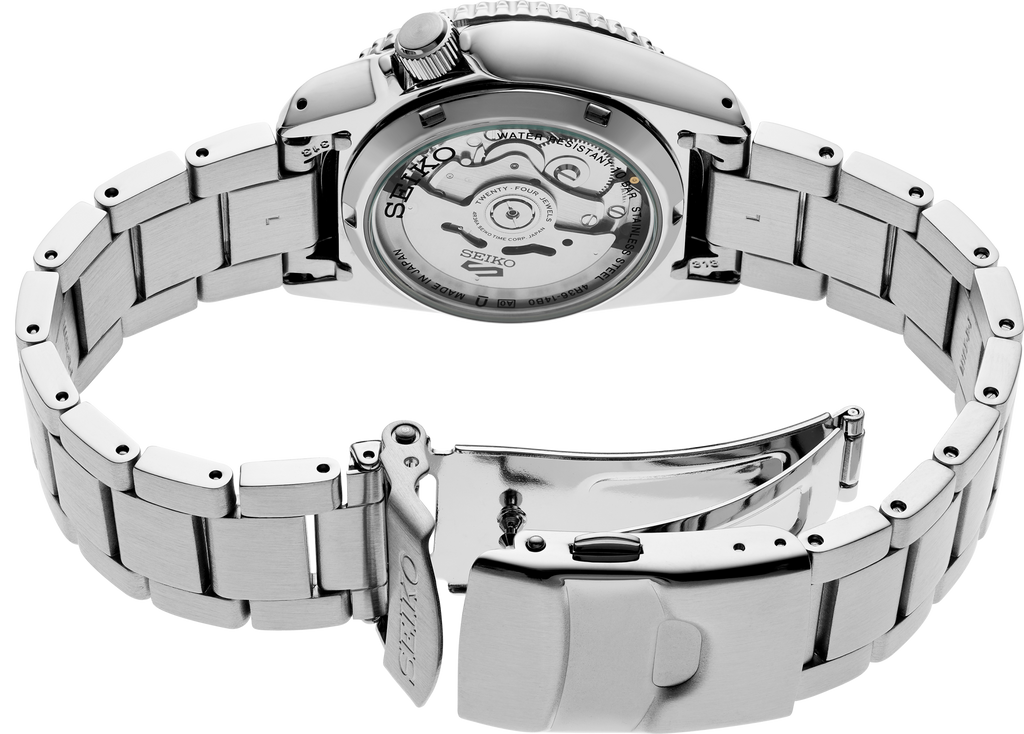 Seiko 5 Sport 38mm Automatic Watch Beige Dial Watch SRPK31